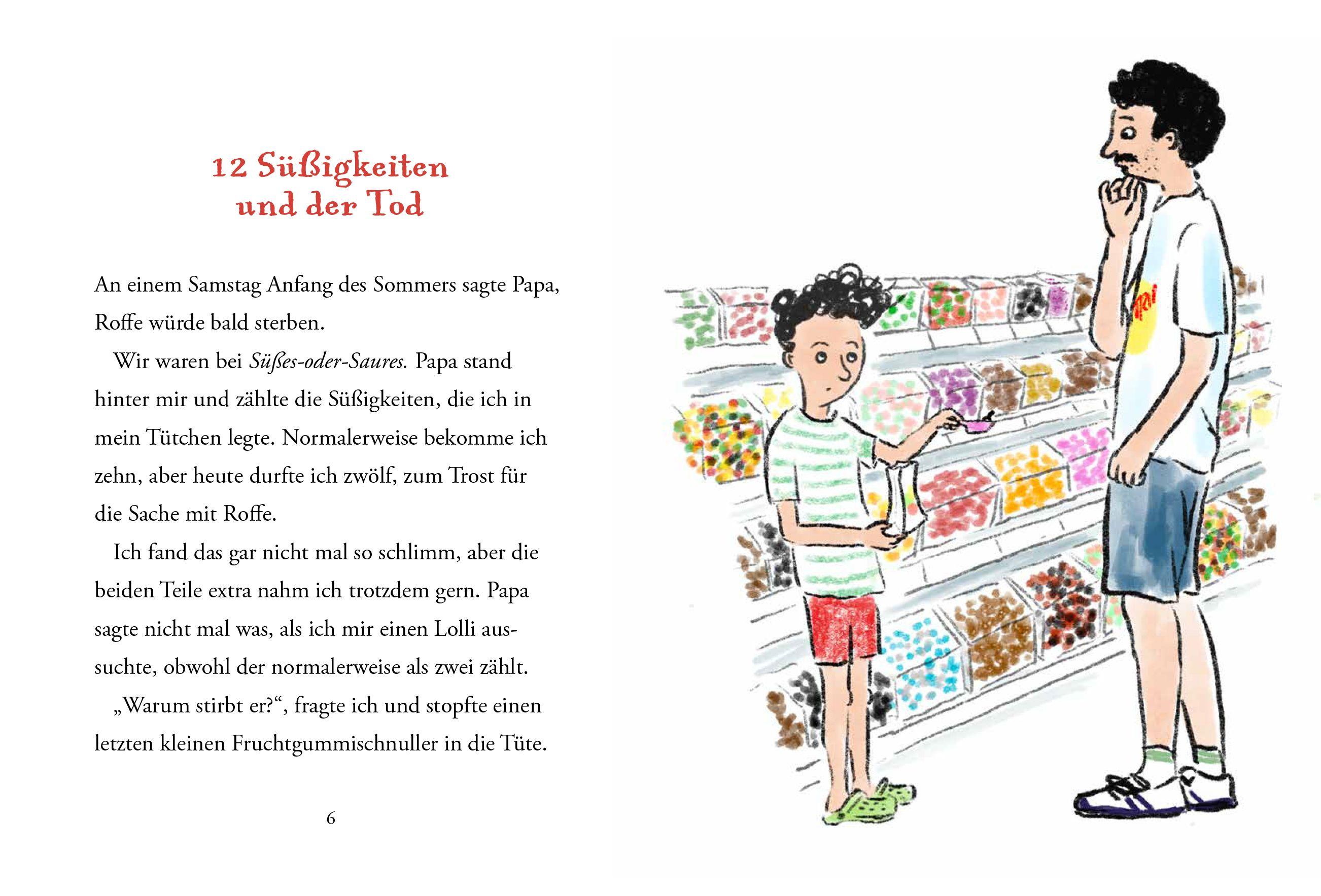 Beispielinhalt (Bild) 12 Süßigkeiten und 2 Todesfälle