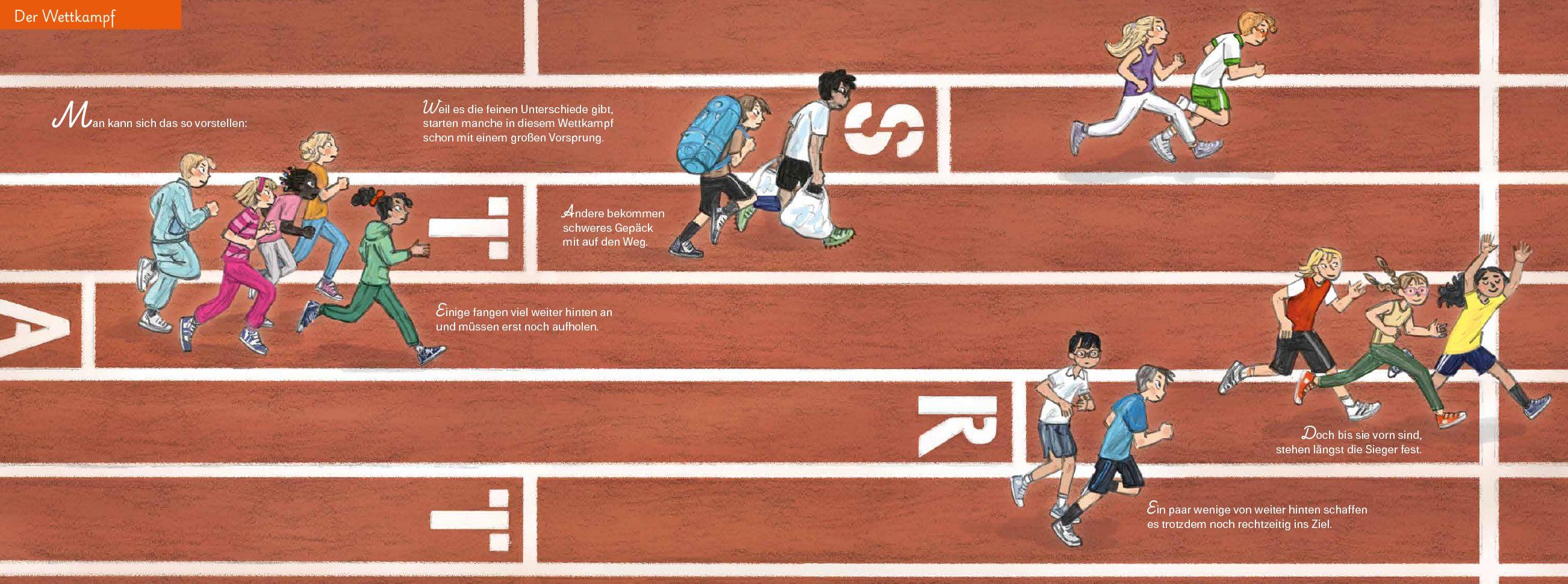 Beispielinhalt (Bild) Klassenbuch - Wer gewinnt im Spiel des Lebens?