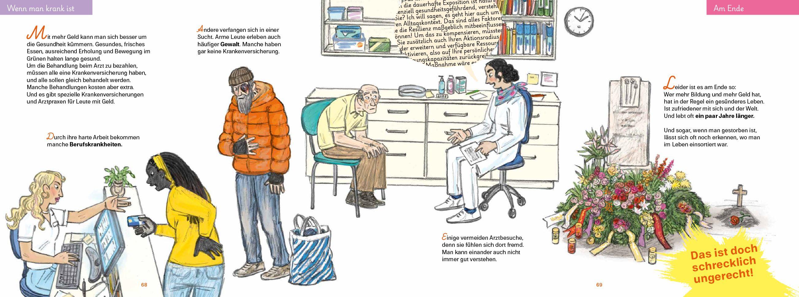 Beispielinhalt (Bild) Klassenbuch - Wer gewinnt im Spiel des Lebens?