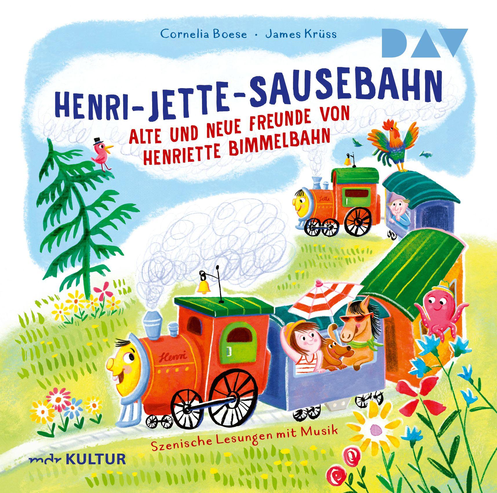 Vorderes Coverbild Henri-Jette-Sausebahn - Alte und neue Freunde von Henriette Bimmelbahn