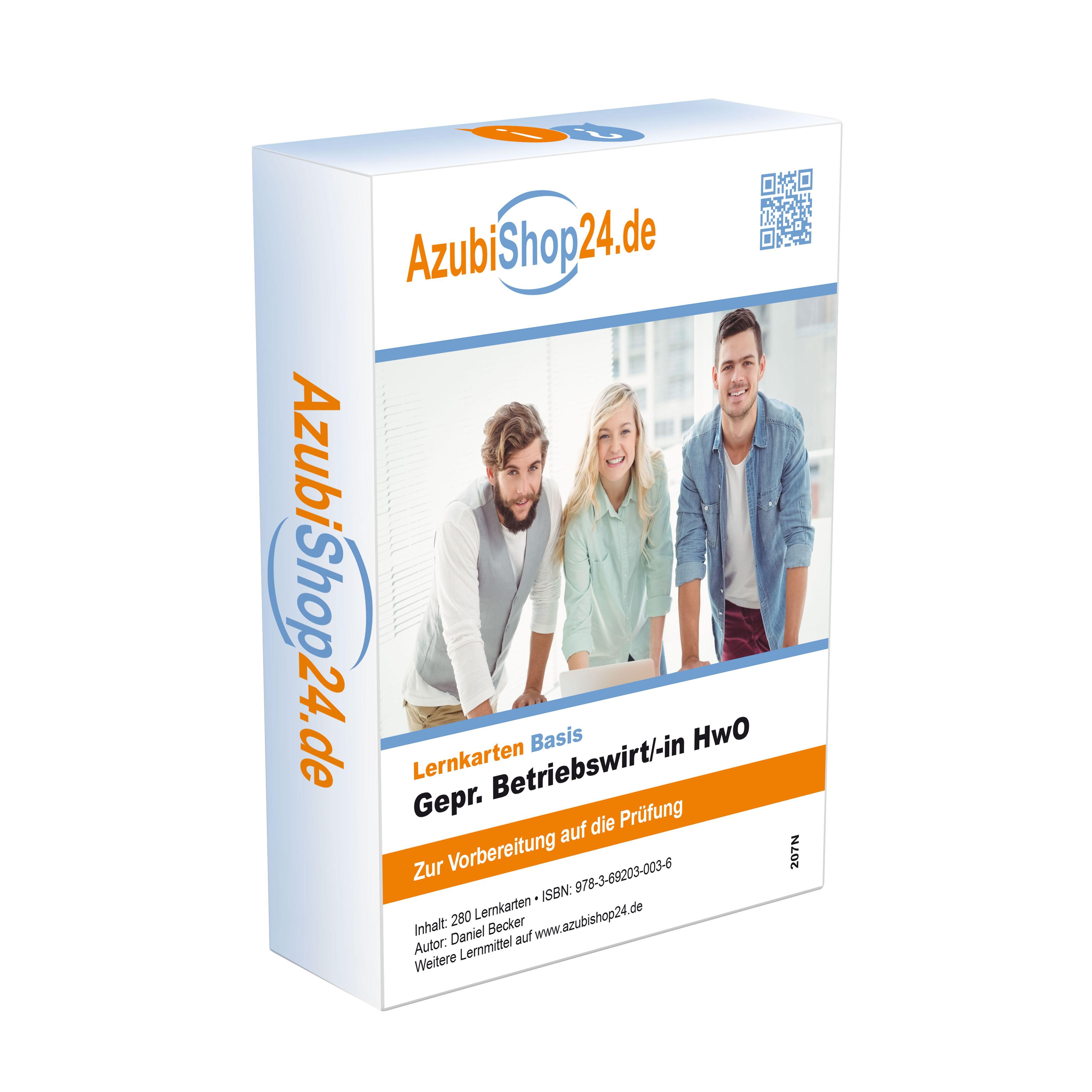 Vorderes Coverbild Lernkarten Geprüfter Betriebswirt HwO