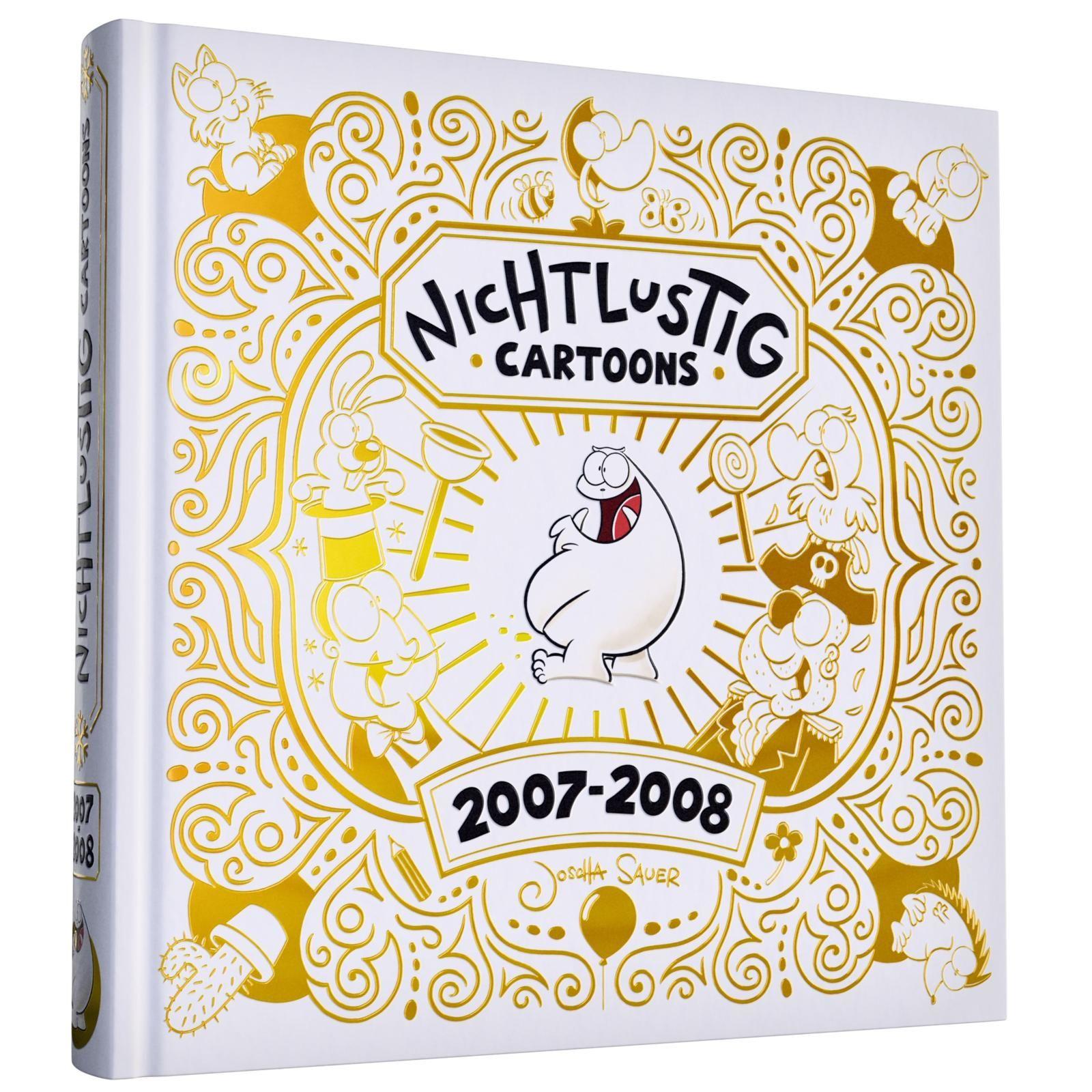 Vorderes Coverbild NICHTLUSTIG Cartoons 2007-2008