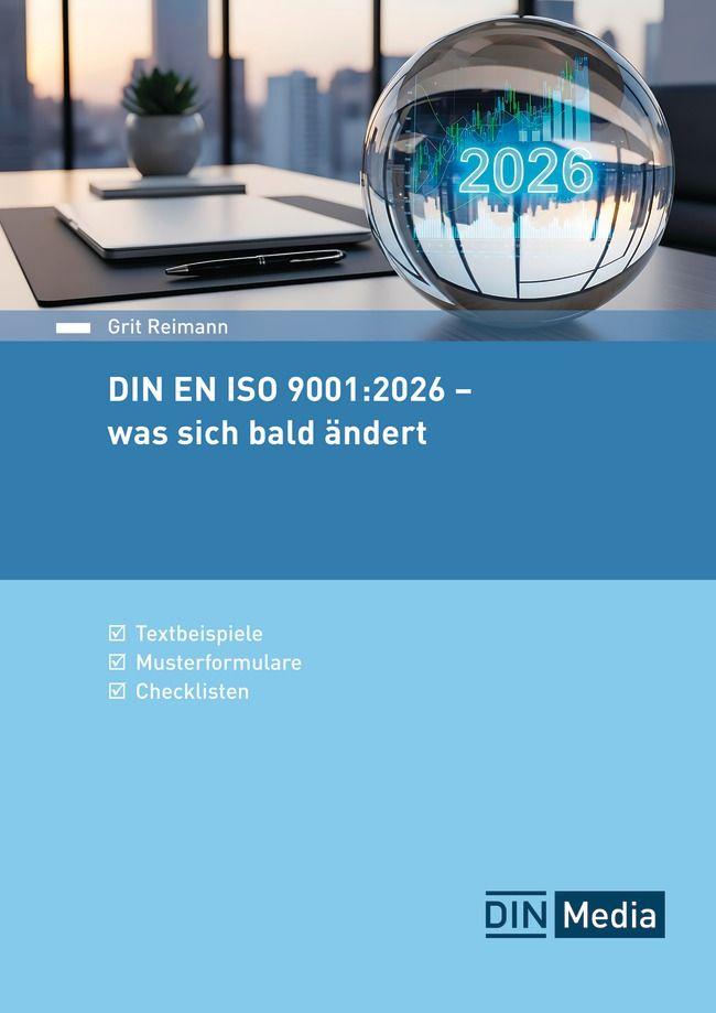 Vorderes Coverbild DIN EN ISO 9001:2026 - was sich bald ändert