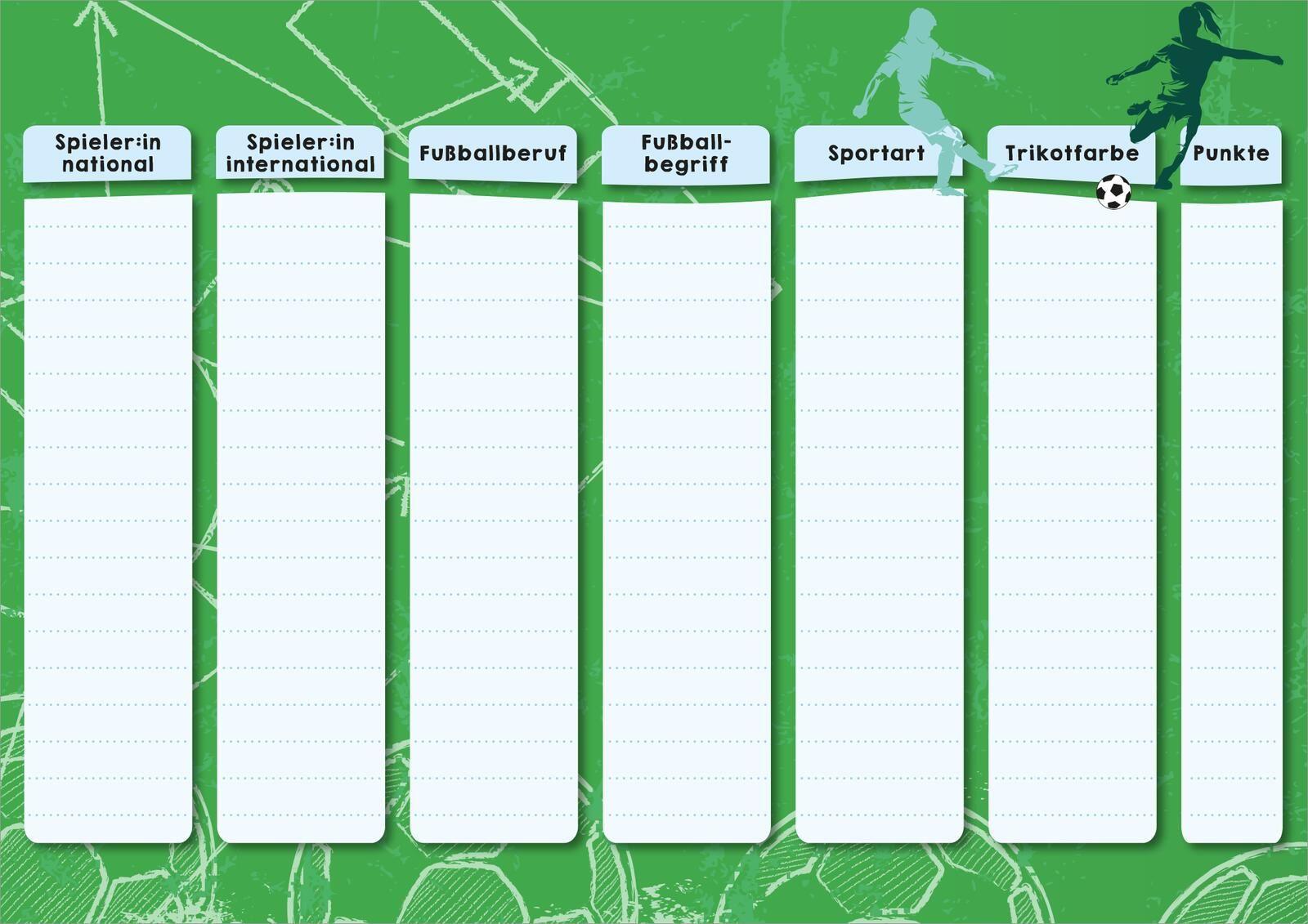 Beispielinhalt (Bild) Stadt, Land, Elfmeter