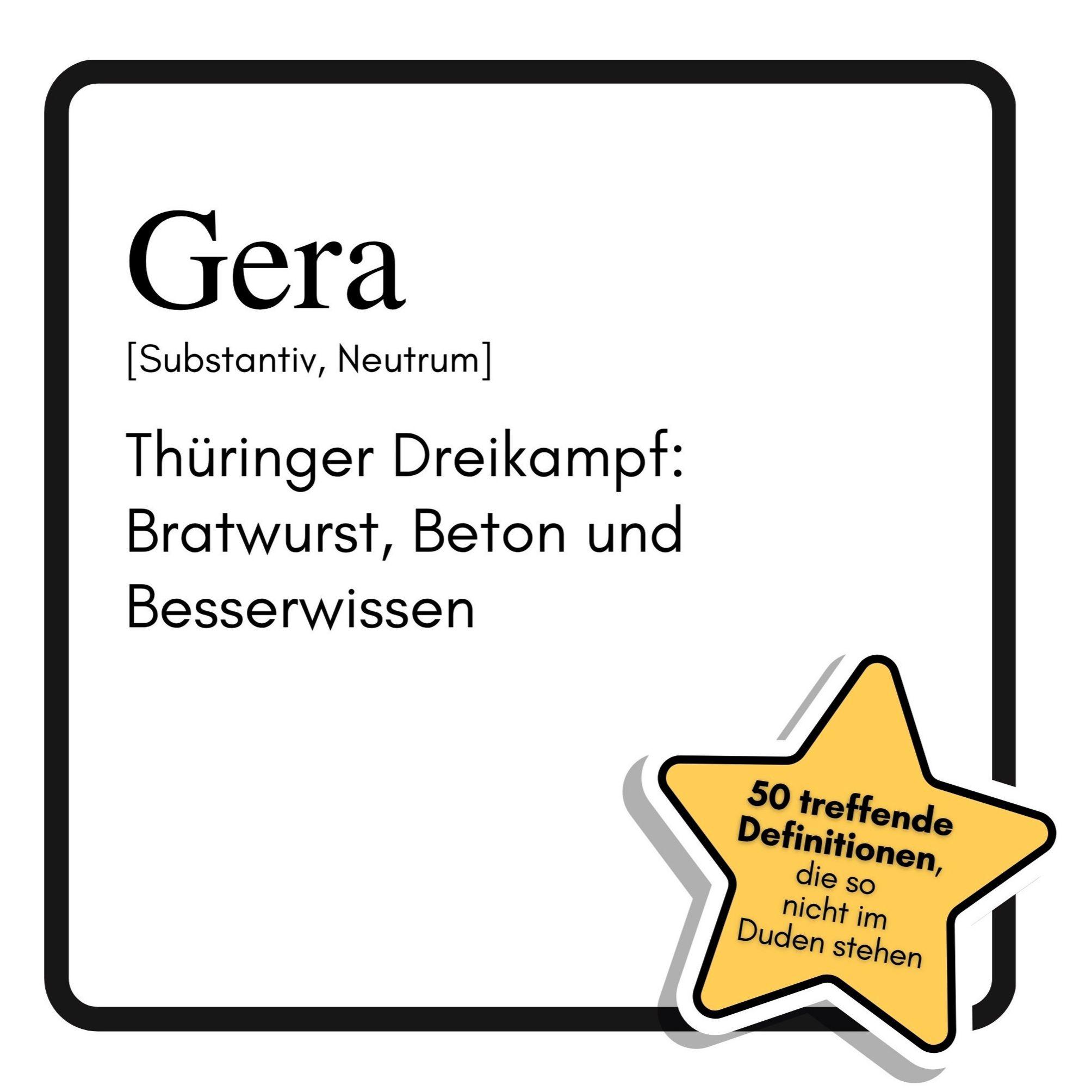 Vorderes Coverbild Gera