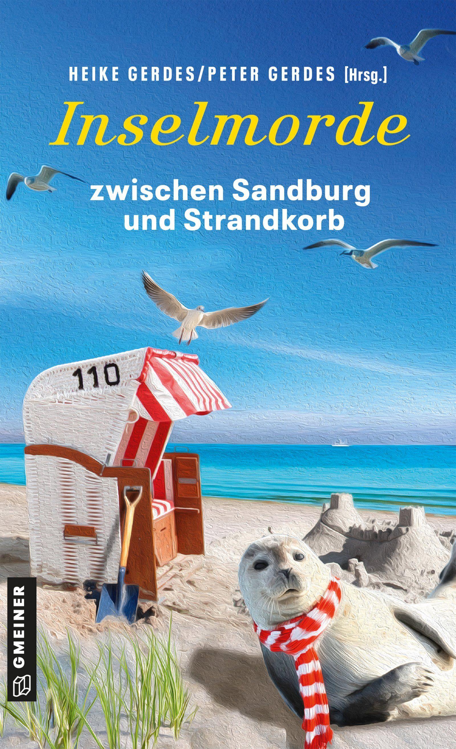 Vorderes Coverbild Inselmorde zwischen Sandburg und Strandkorb