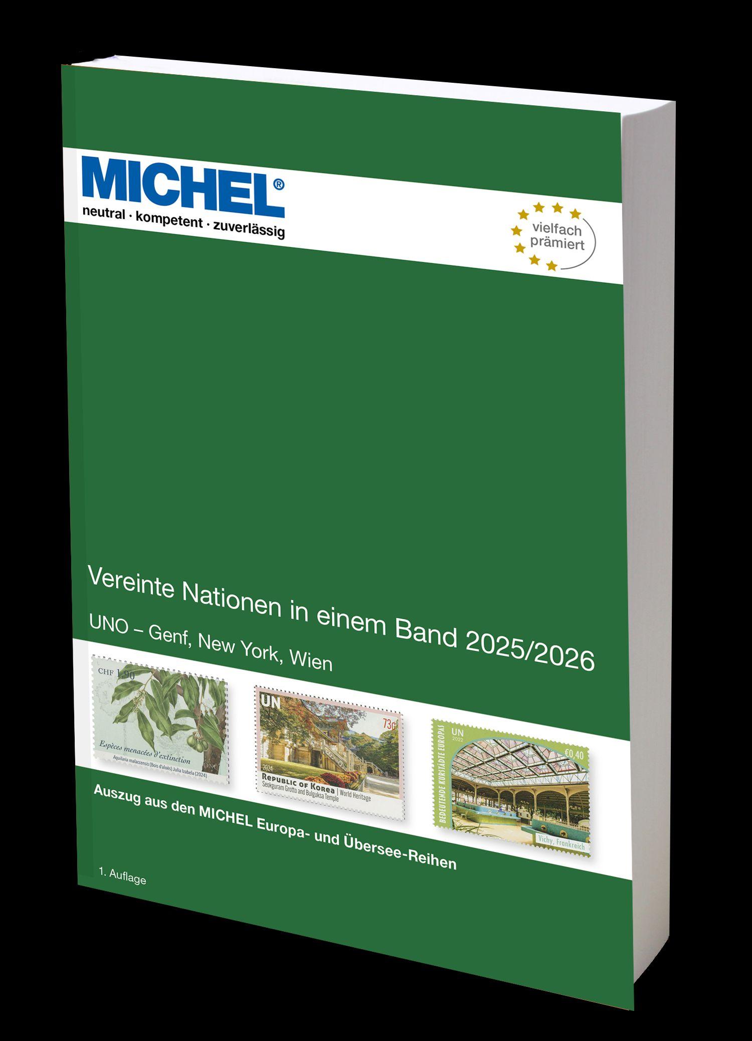 Vorderes Coverbild Vereinte Nationen in einem Band 2025/2026