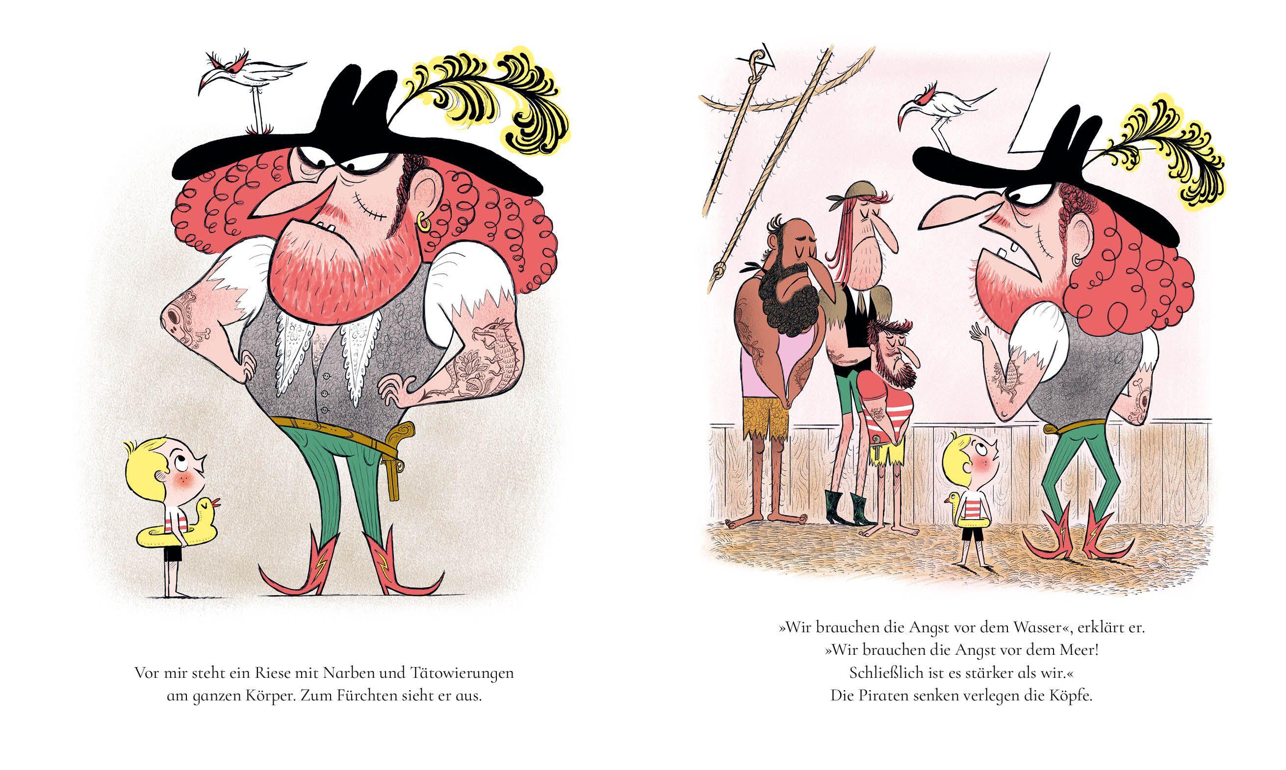 Beispielinhalt (Bild) Ab ins Wasser, Piraten!