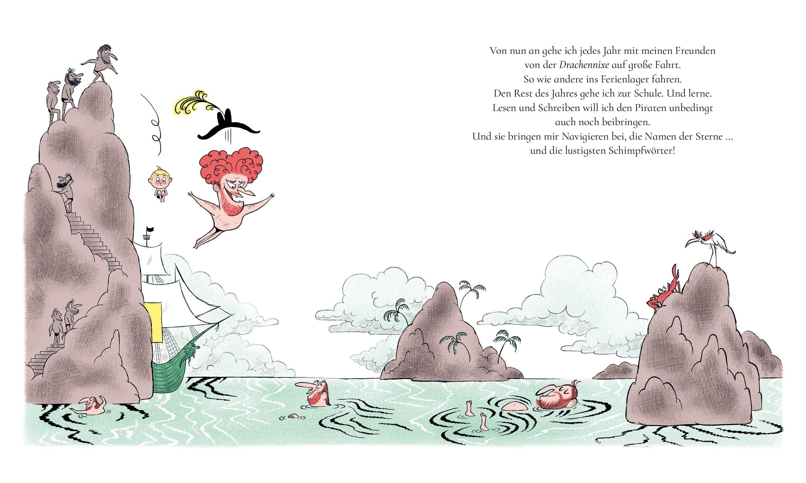 Beispielinhalt (Bild) Ab ins Wasser, Piraten!