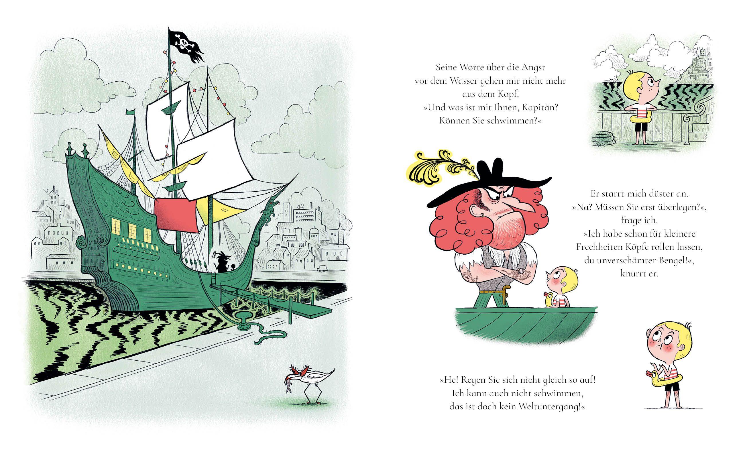 Beispielinhalt (Bild) Ab ins Wasser, Piraten!