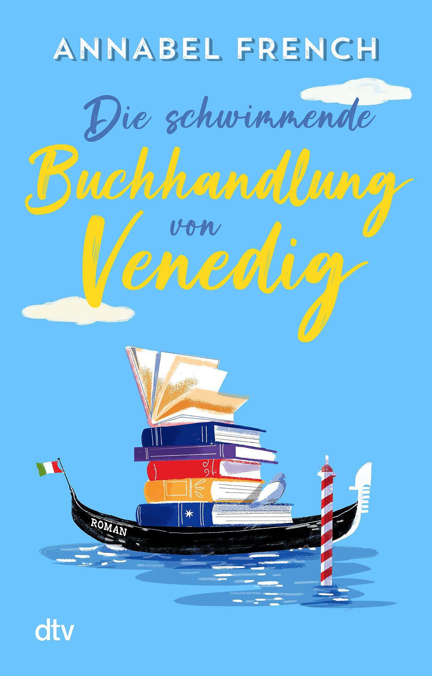Vorderes Coverbild Die schwimmende Buchhandlung von Venedig