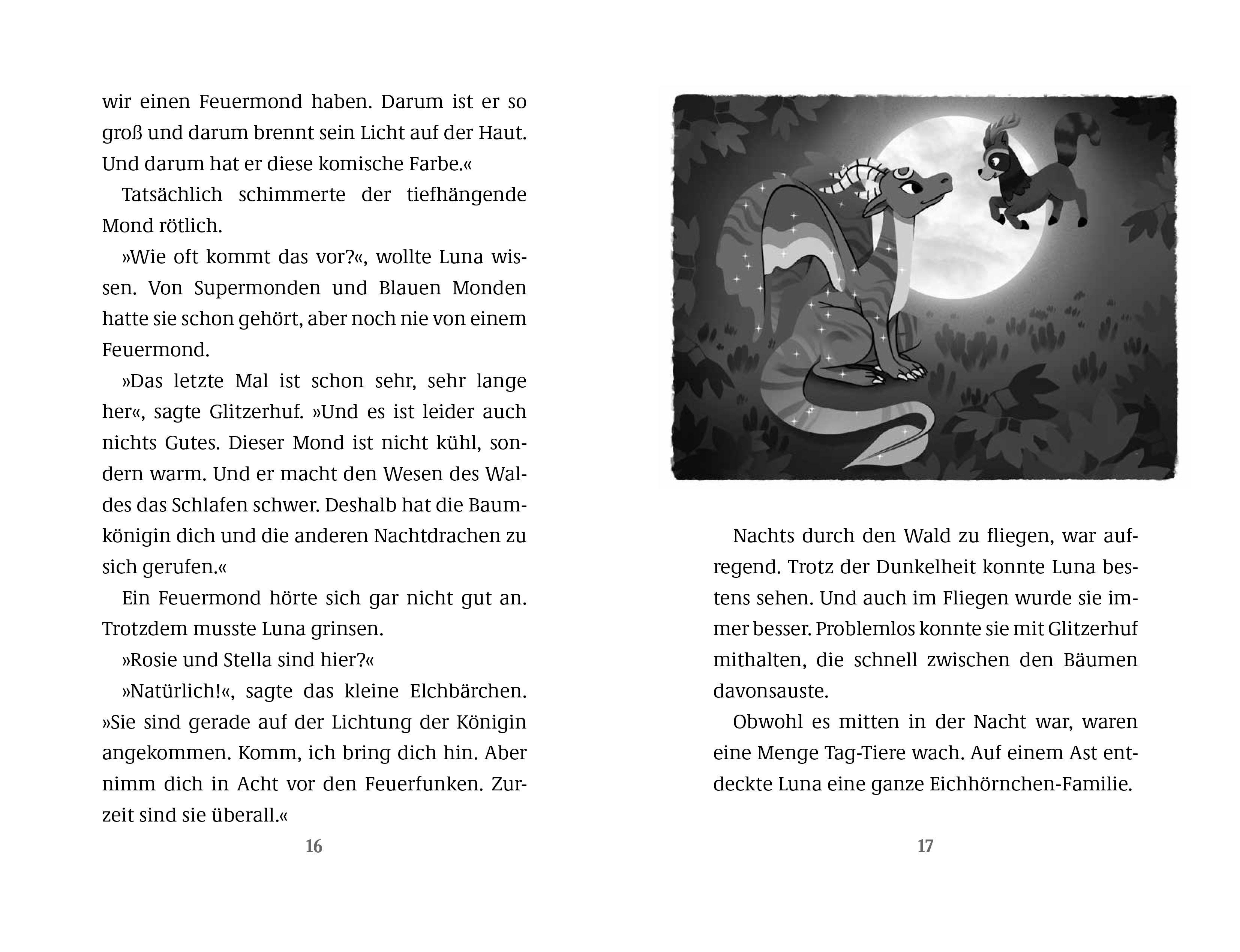 Beispielinhalt (Bild) Dragon Girls - Luna, der Monddrache