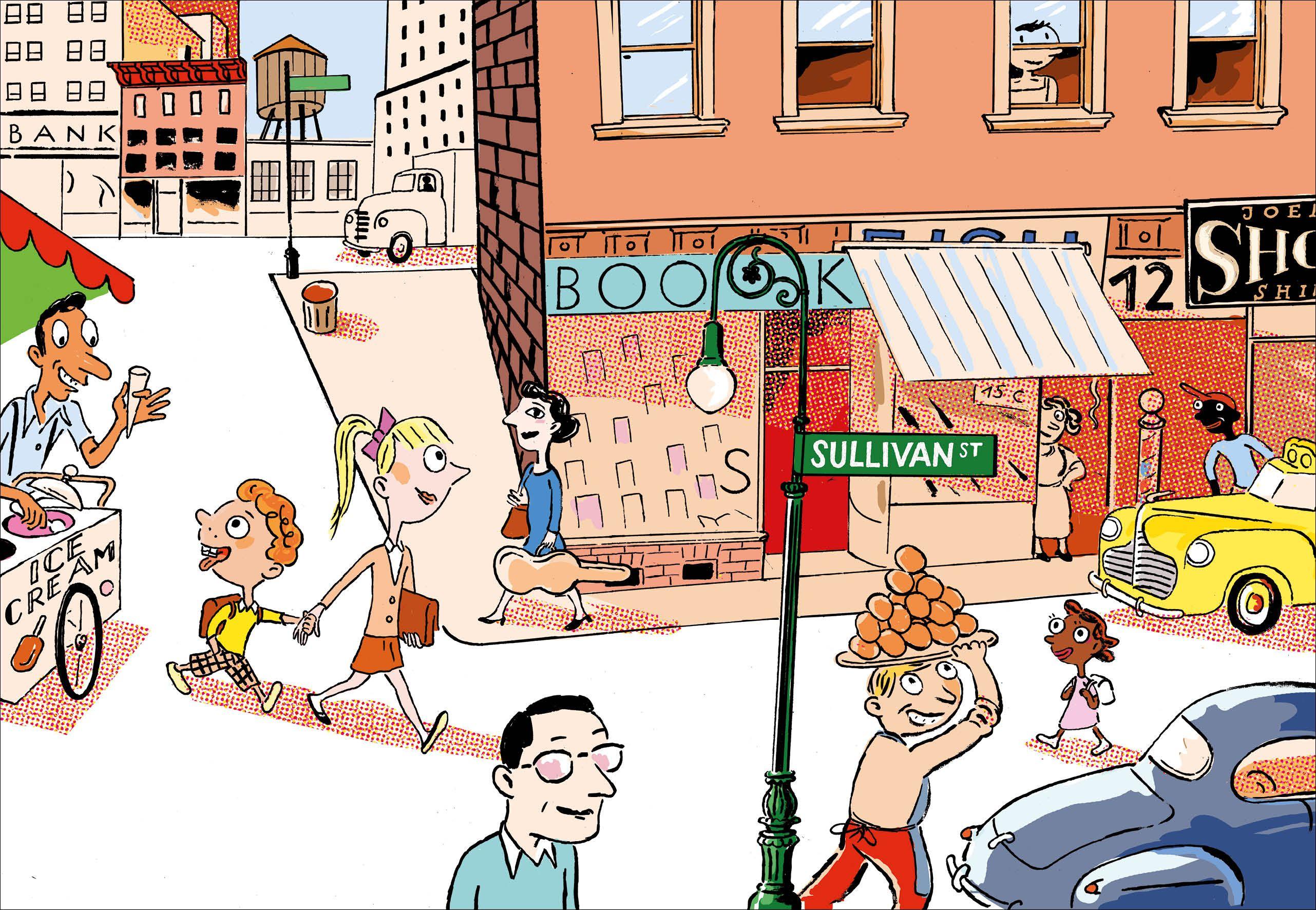 Beispielinhalt (Bild) Abrakadabra in der Sullivan Street