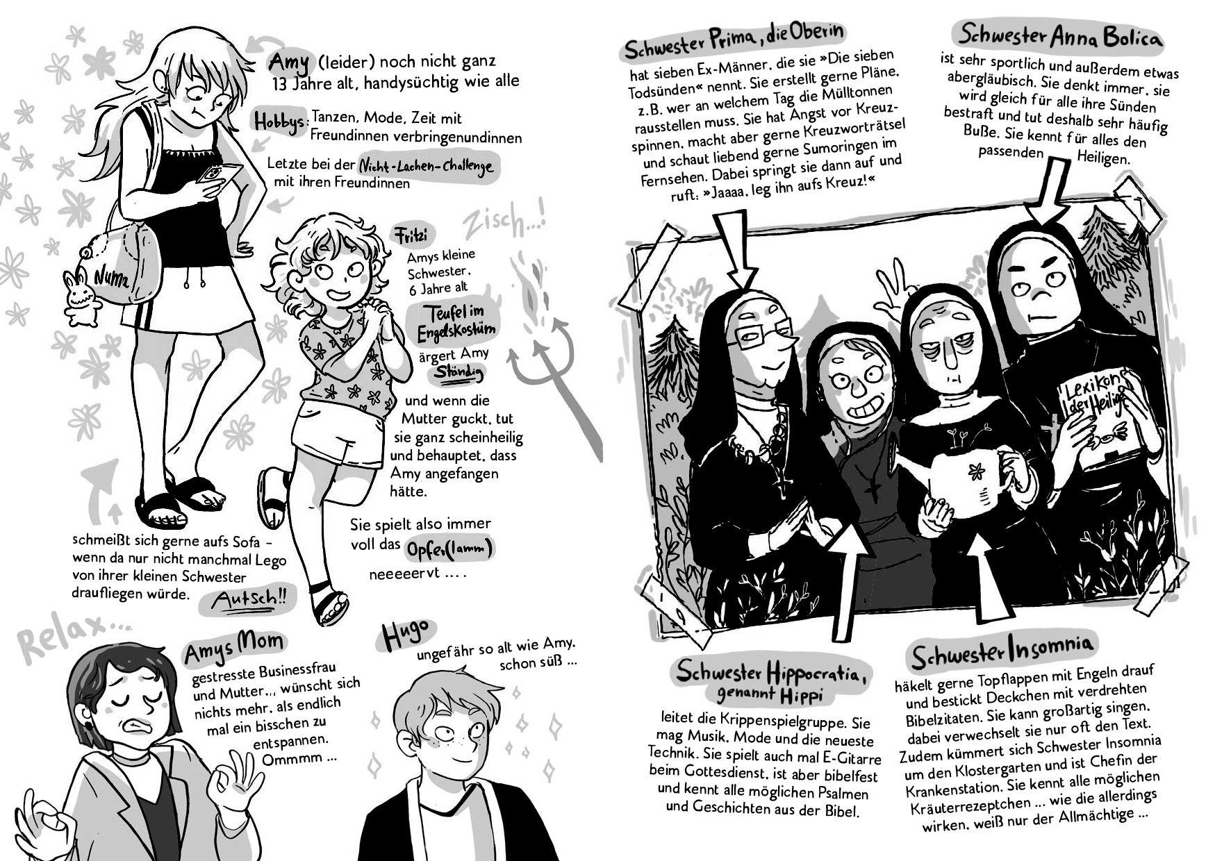 Beispielinhalt (Bild) OMG! - Meine (unfreiwilligen) Ferien im Kloster