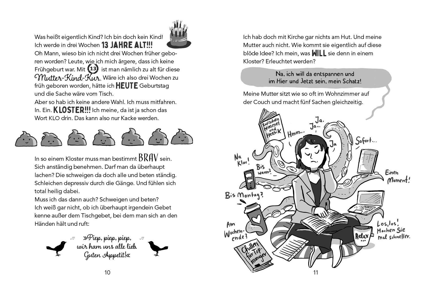 Beispielinhalt (Bild) OMG! - Meine (unfreiwilligen) Ferien im Kloster