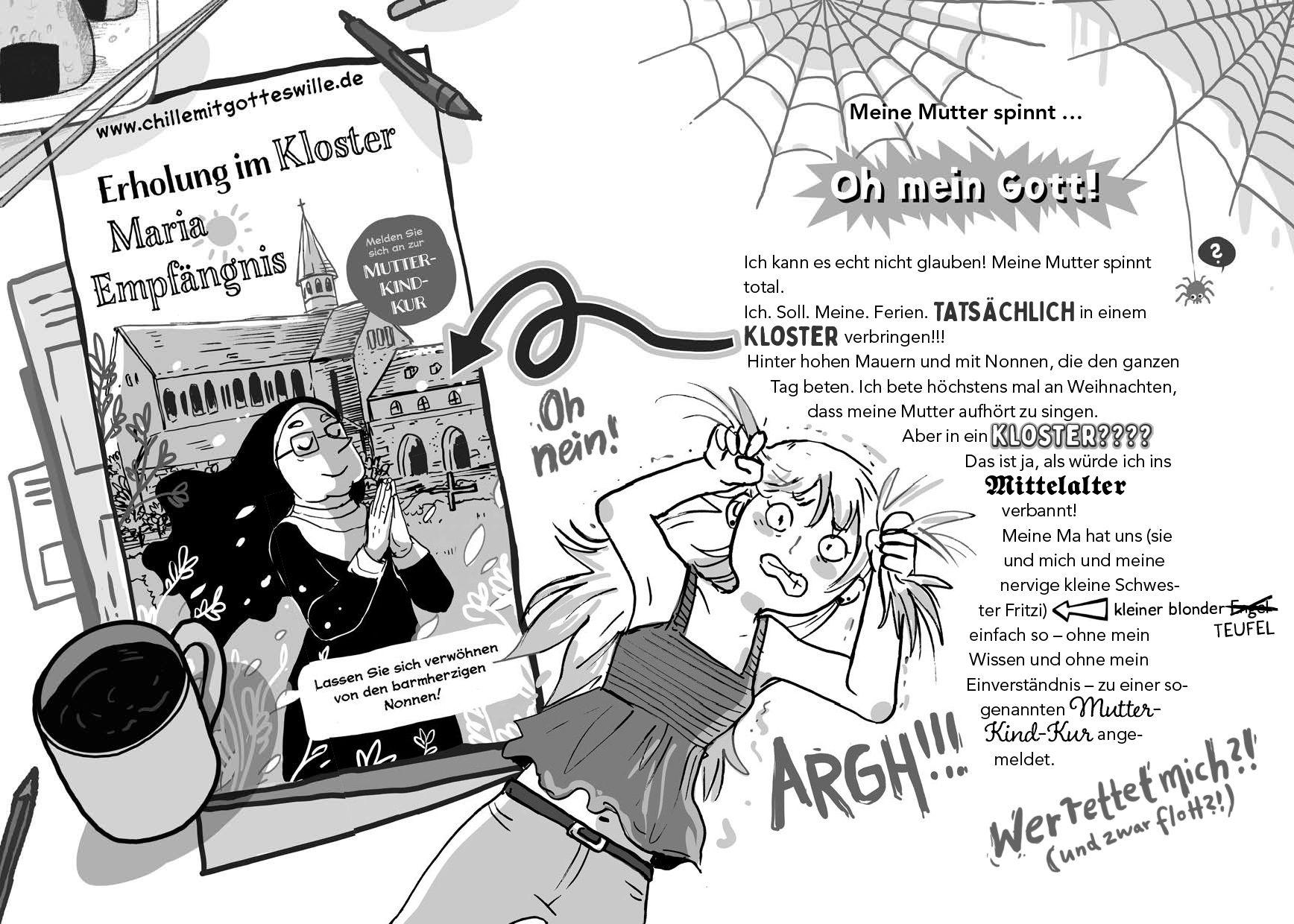 Beispielinhalt (Bild) OMG! - Meine (unfreiwilligen) Ferien im Kloster