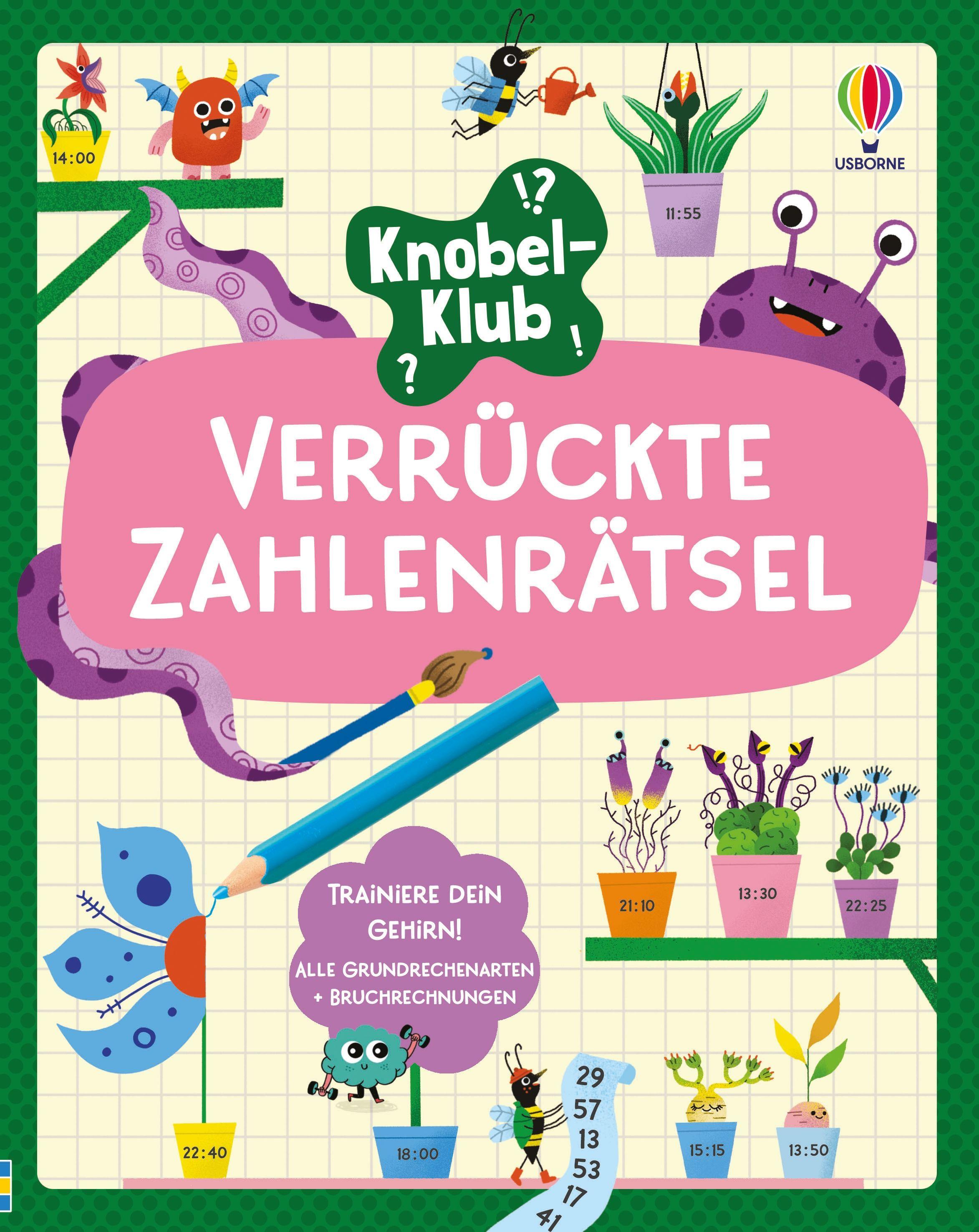 Vorderes Coverbild Knobel-Klub: Verrückte Zahlenrätsel