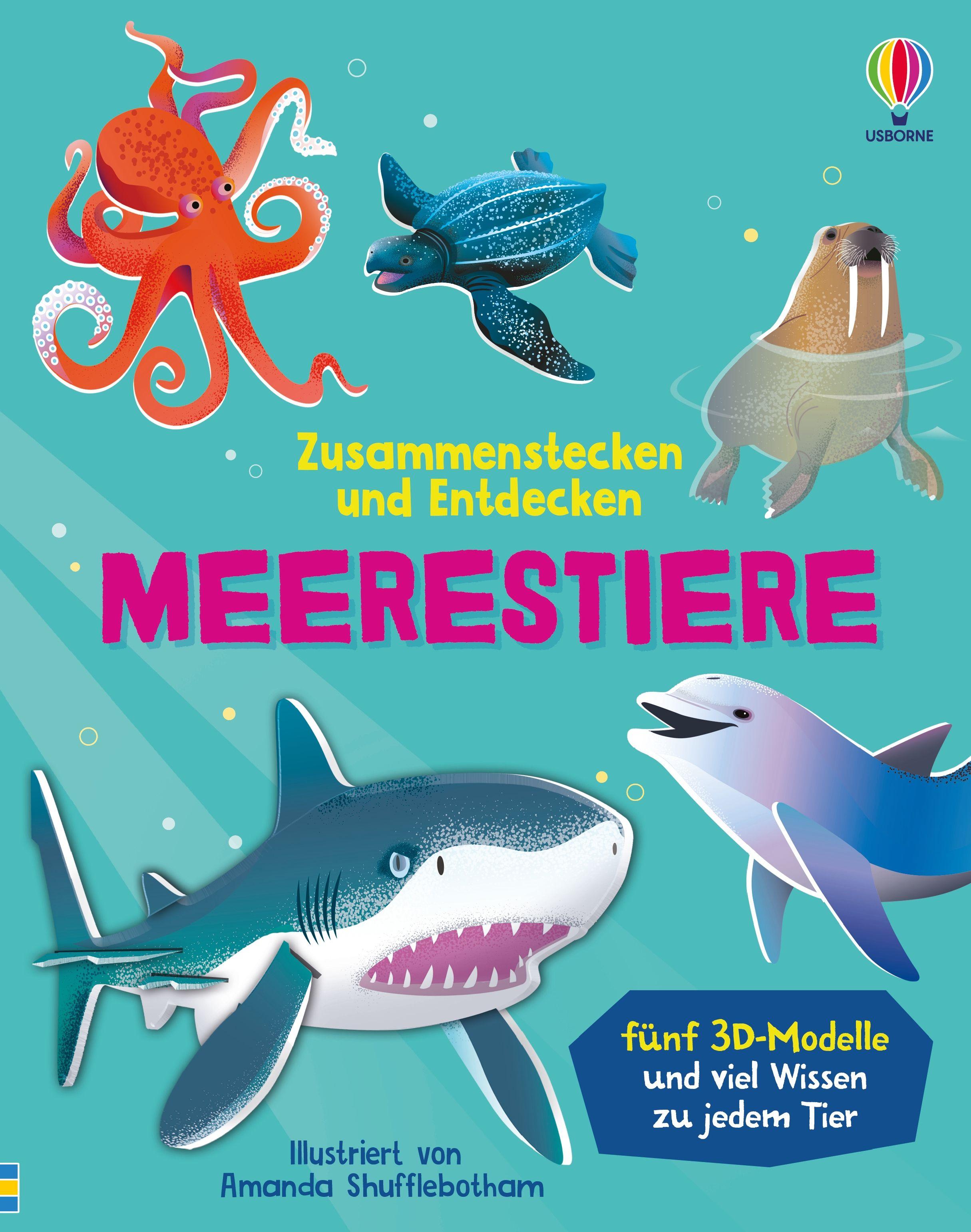 Vorderes Coverbild Zusammenstecken und Entdecken: Meerestiere