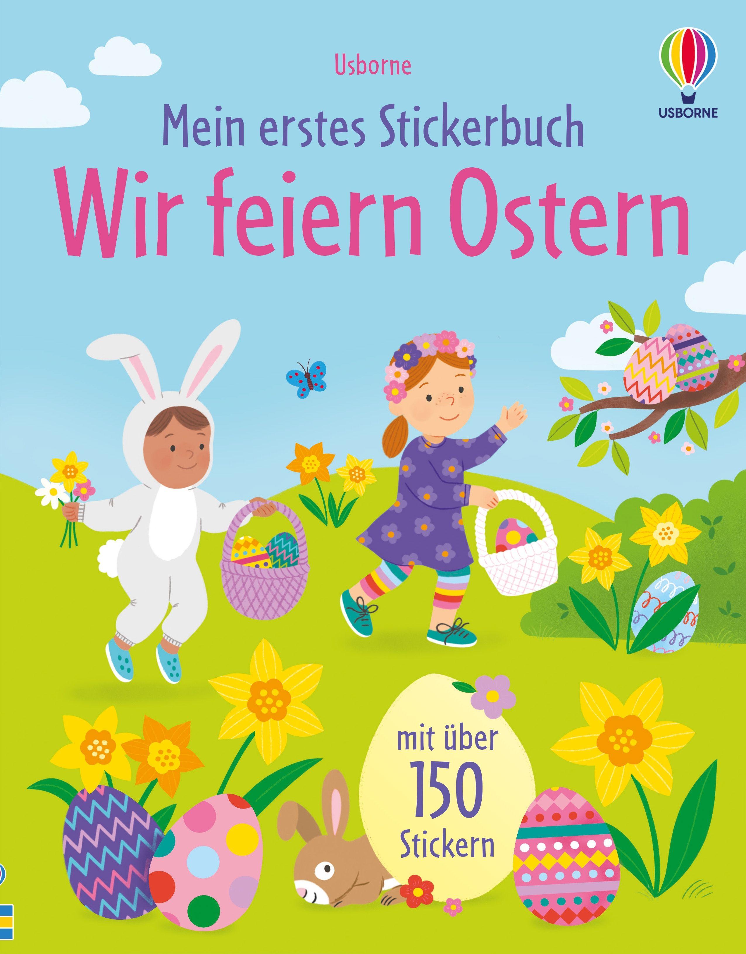 Vorderes Coverbild Mein erstes Stickerbuch: Wir feiern Ostern