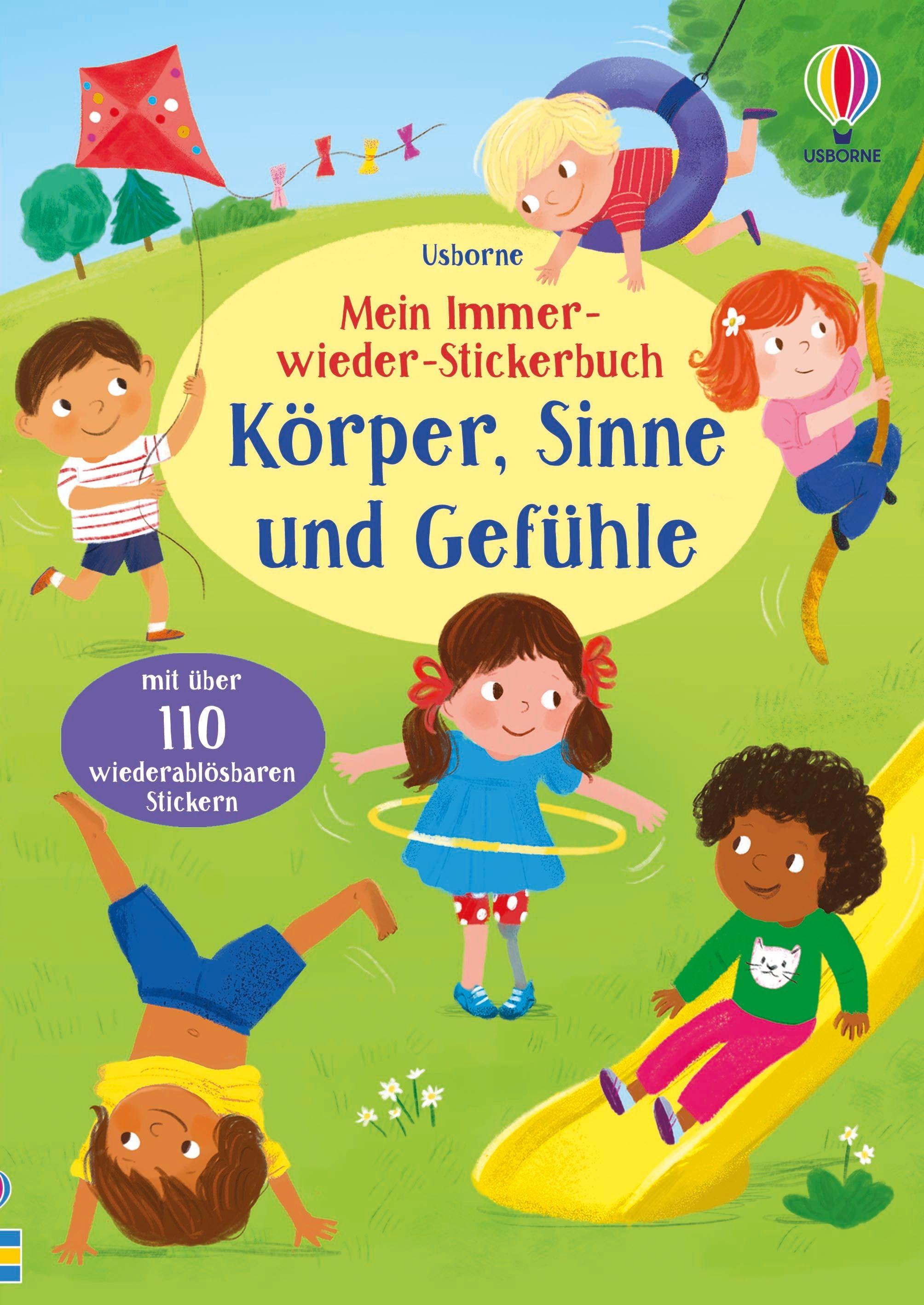 Vorderes Coverbild Mein Immer-wieder-Stickerbuch: Körper, Sinne und Gefühle