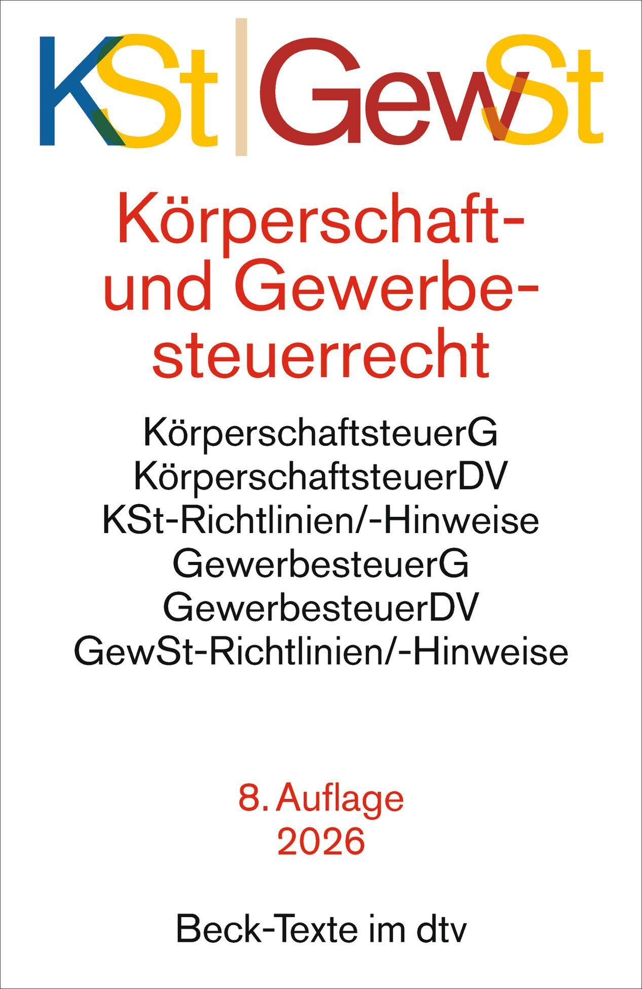 Vorderes Coverbild Körperschaftsteuerrecht / Gewerbesteuerrecht