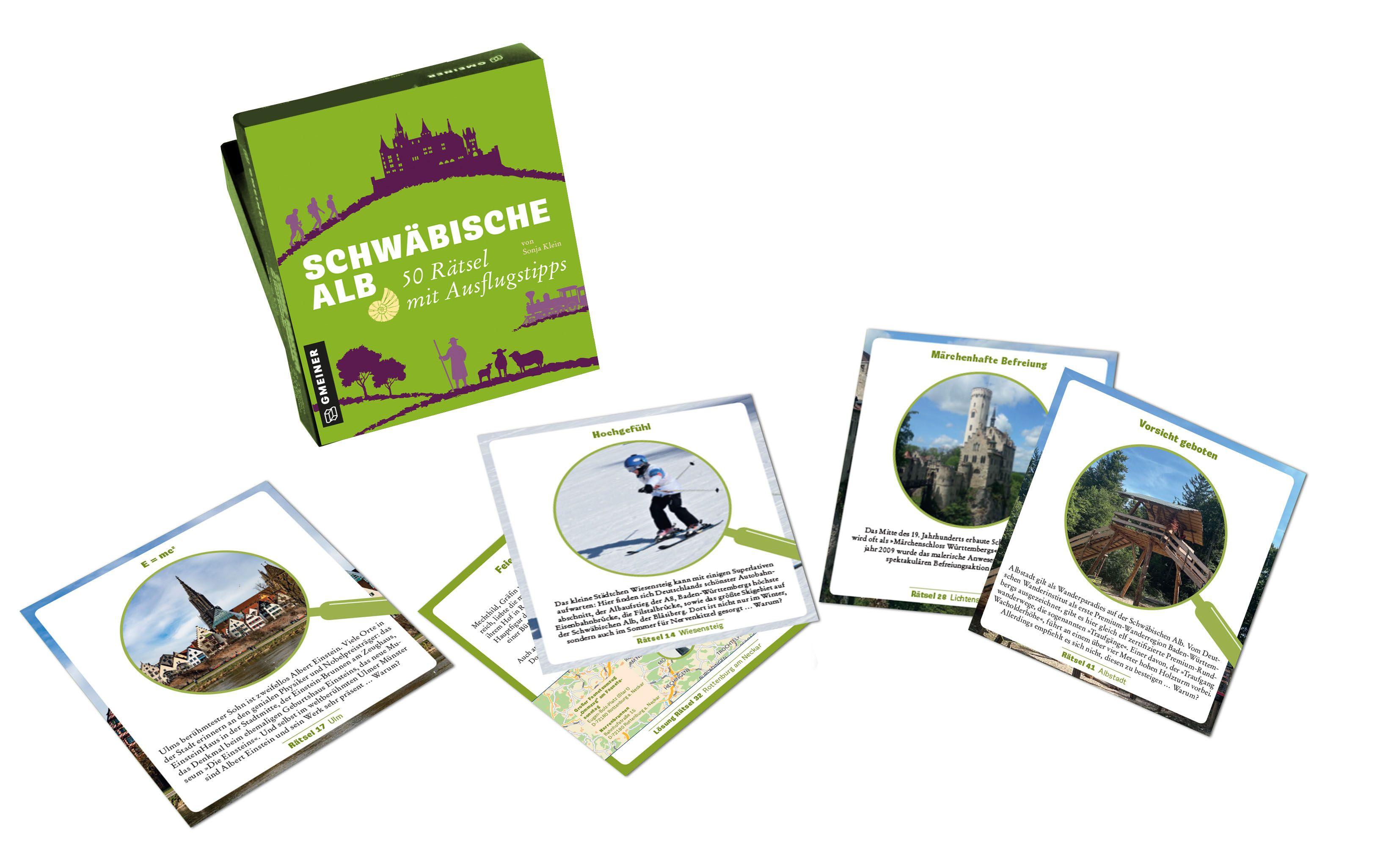 Beispielinhalt (Bild) Schwäbische Alb - 50 Rätsel mit Ausflugstipps