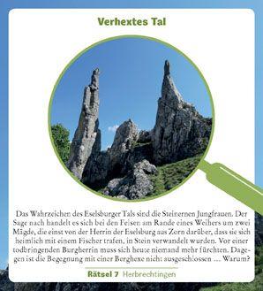 Beispielinhalt (Bild) Schwäbische Alb - 50 Rätsel mit Ausflugstipps