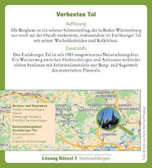 Beispielinhalt (Bild) Schwäbische Alb - 50 Rätsel mit Ausflugstipps