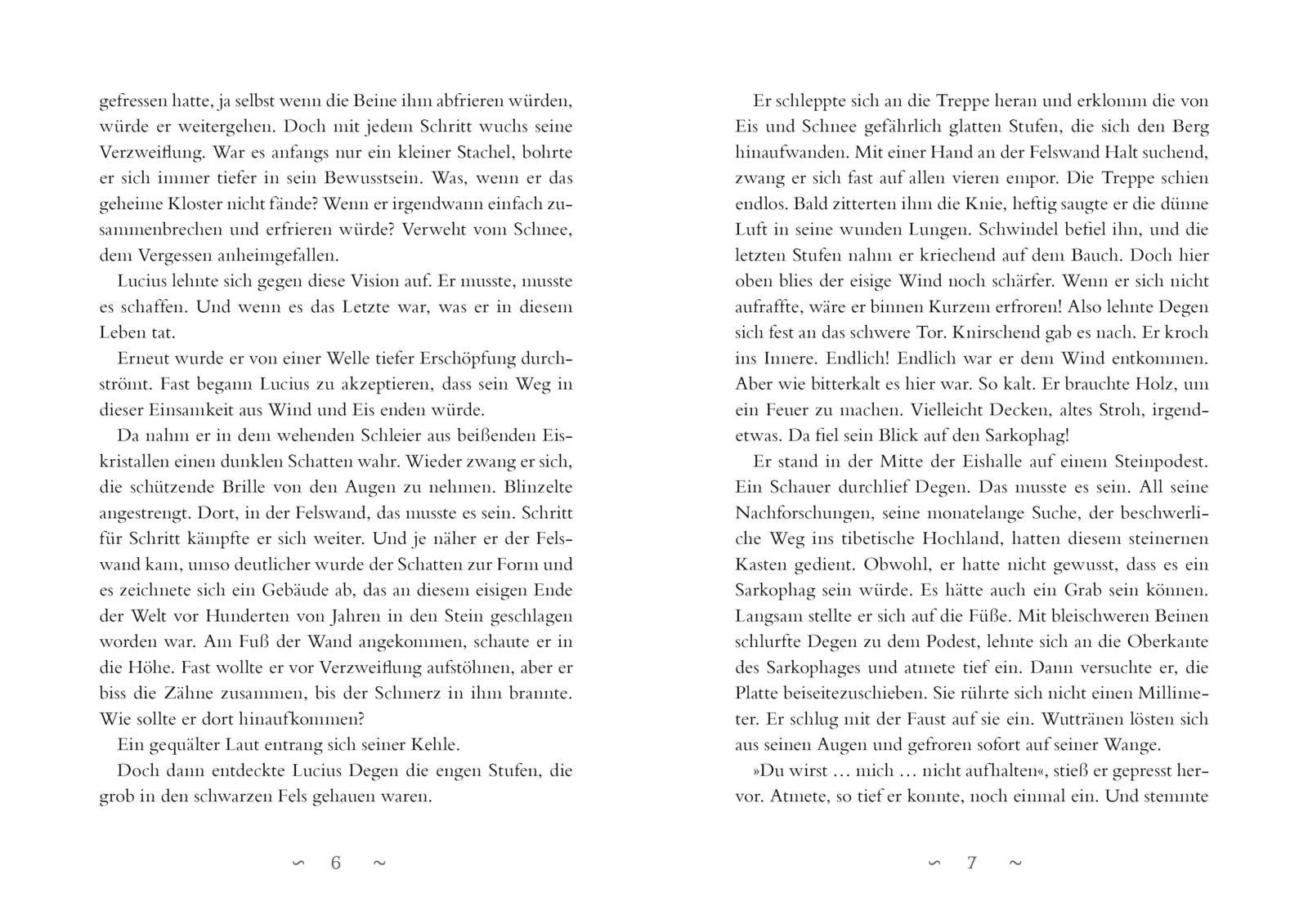 Beispielinhalt (Bild) Die magische Bibliothek der Buks 3: Der Phantánasische Schlüssel