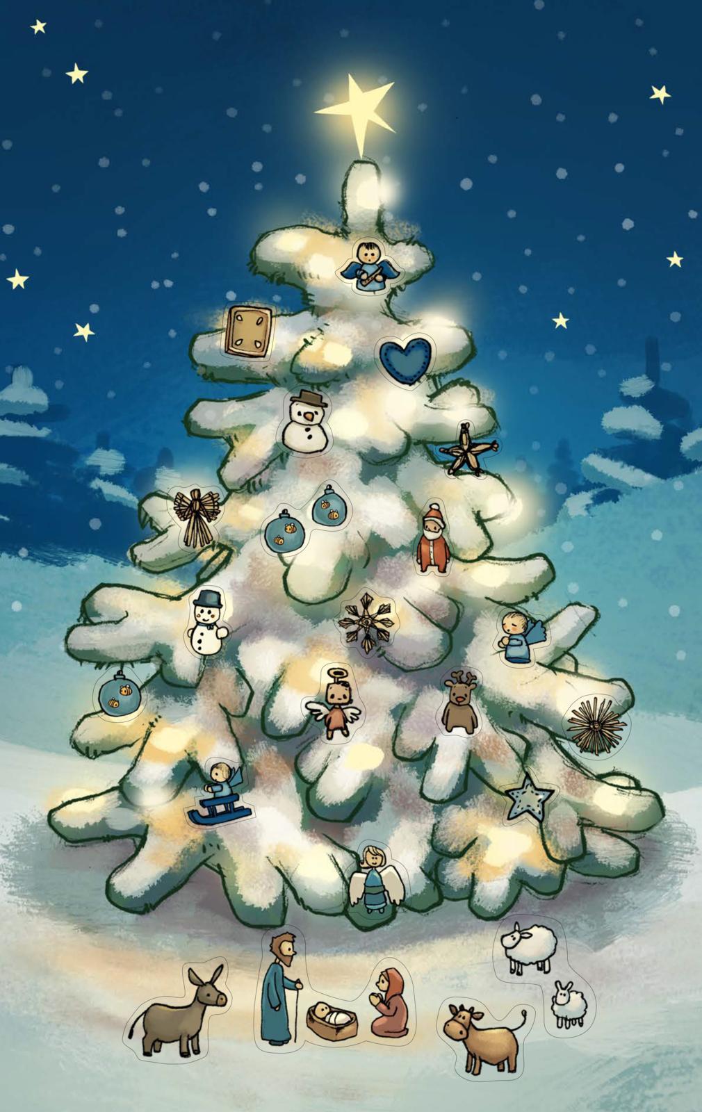 Beispielinhalt (Bild) Frau Honig: Der Adventskalender der guten Taten