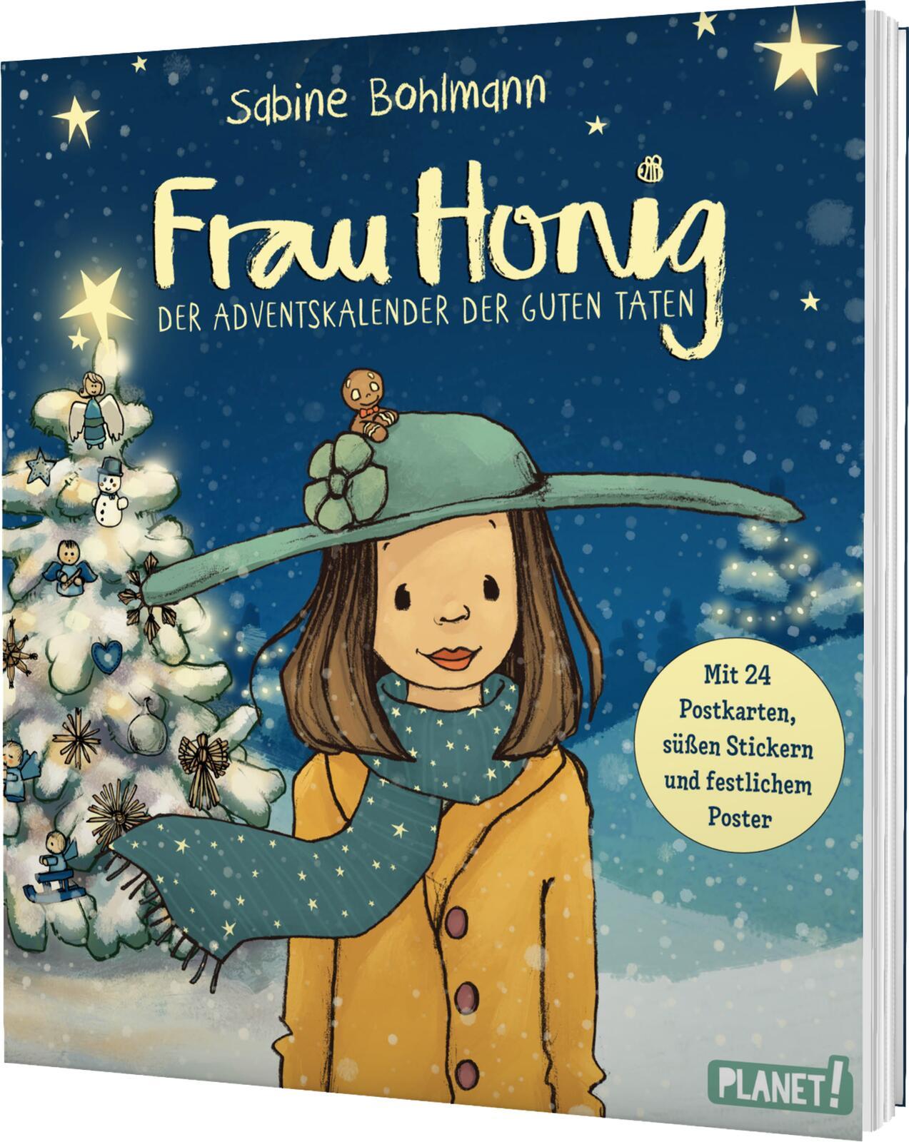 Vorderes Coverbild Frau Honig: Der Adventskalender der guten Taten