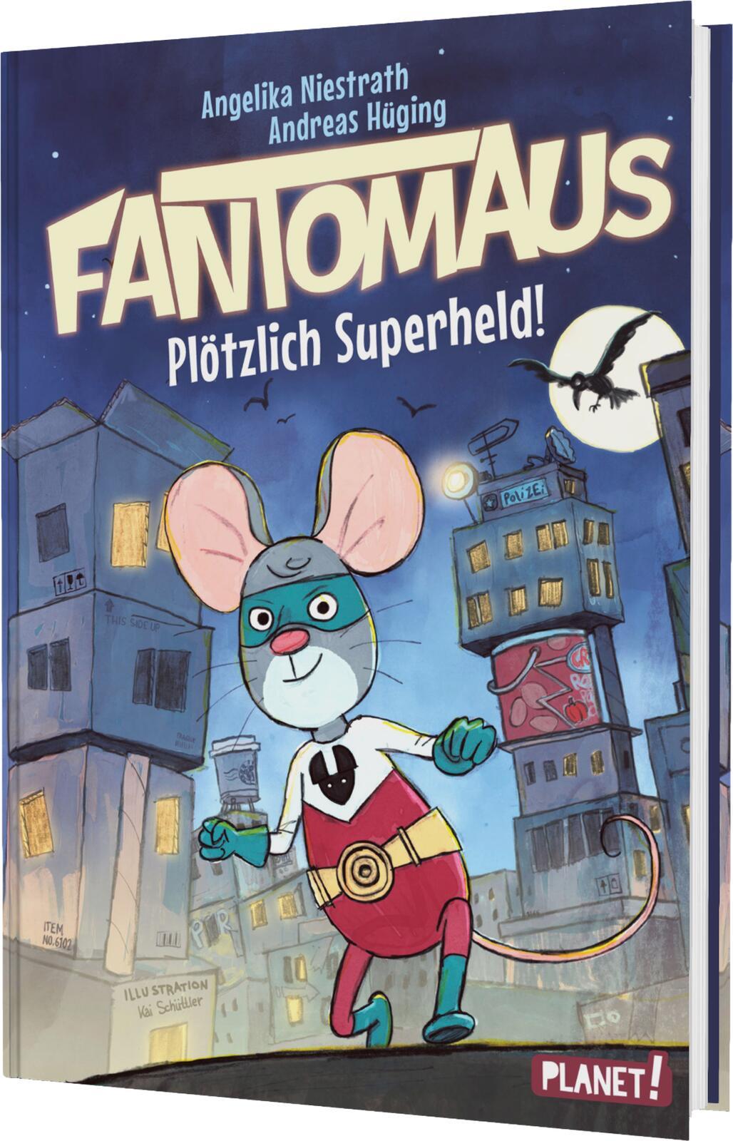 Vorderes Coverbild Fantomaus 1: Plötzlich Superheld!