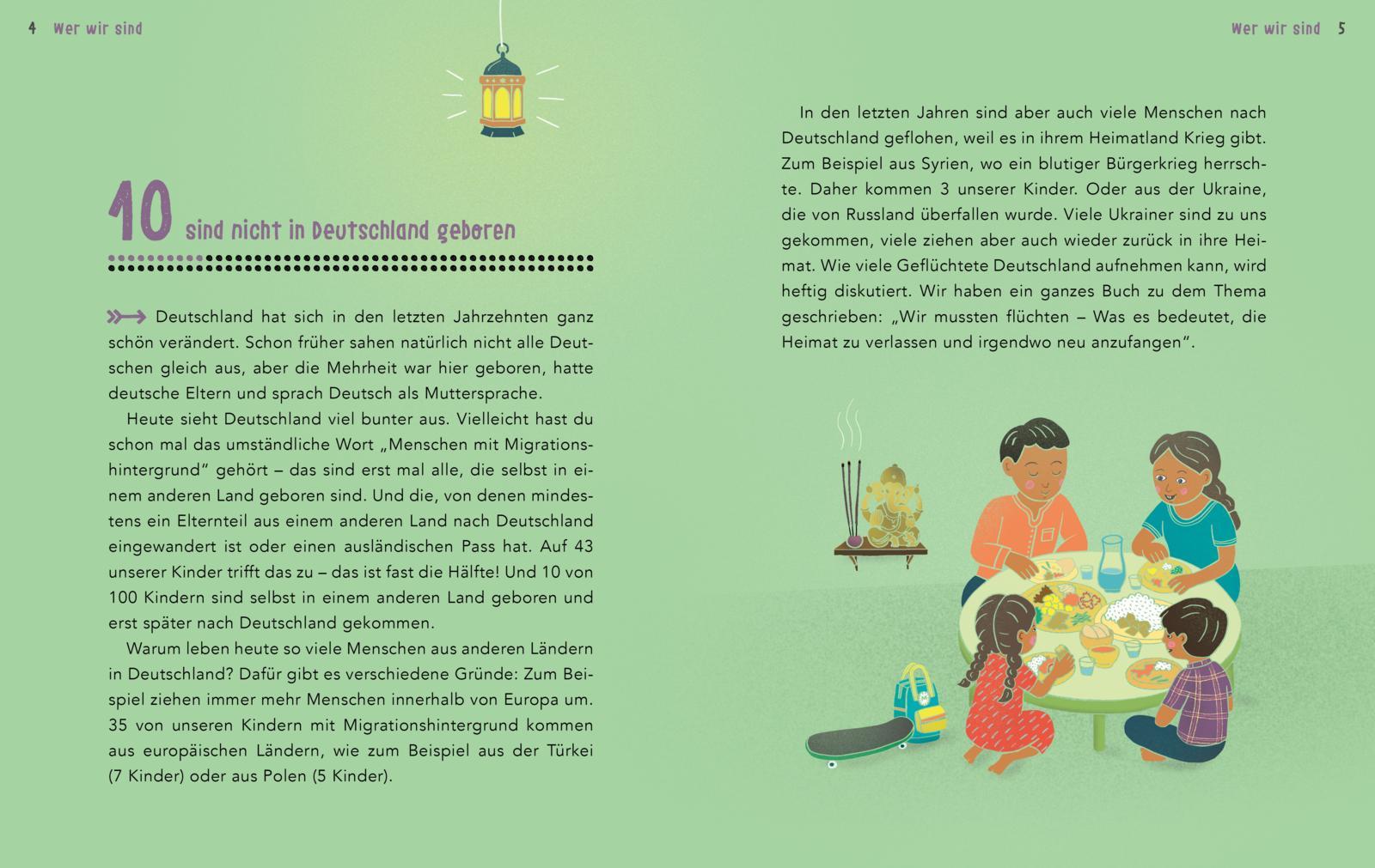 Beispielinhalt (Bild) 100 Kinder in Deutschland