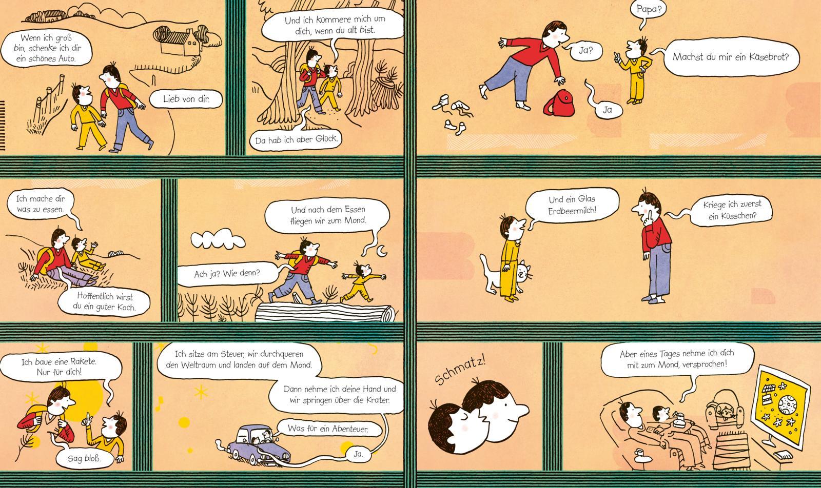 Beispielinhalt (Bild) Papa und ich