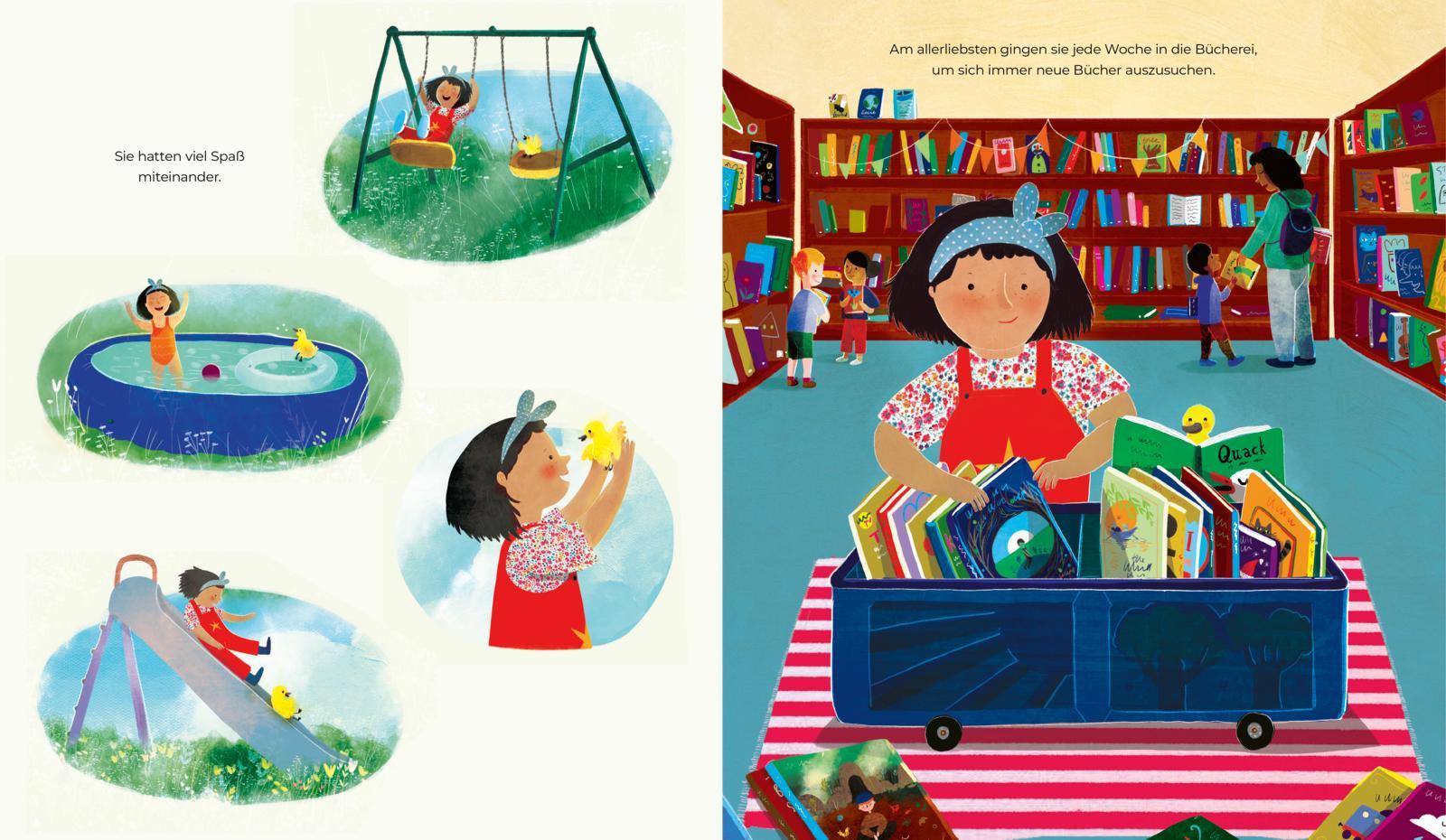 Beispielinhalt (Bild) Flieg nicht so weit, kleiner Freund