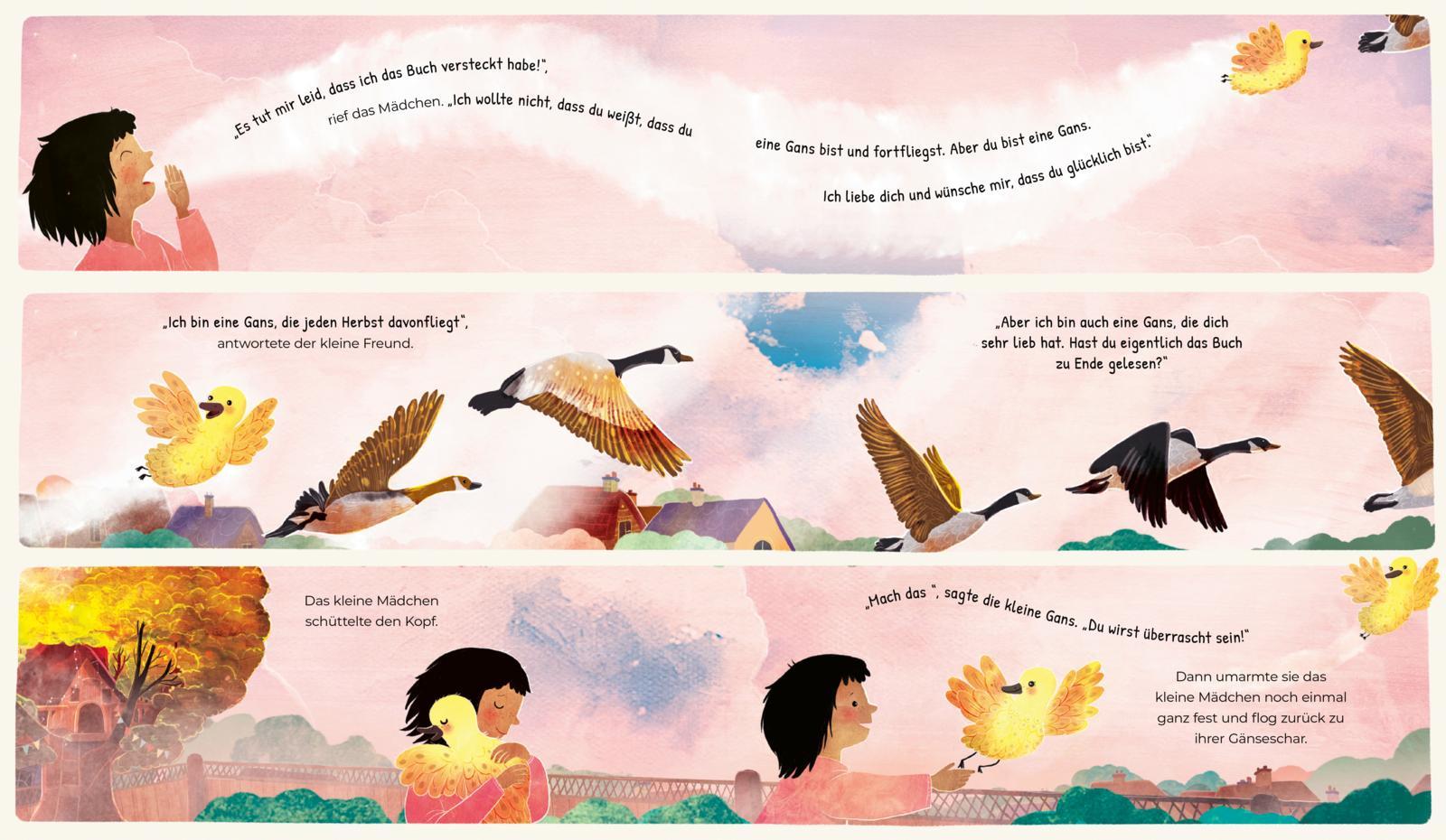 Beispielinhalt (Bild) Flieg nicht so weit, kleiner Freund