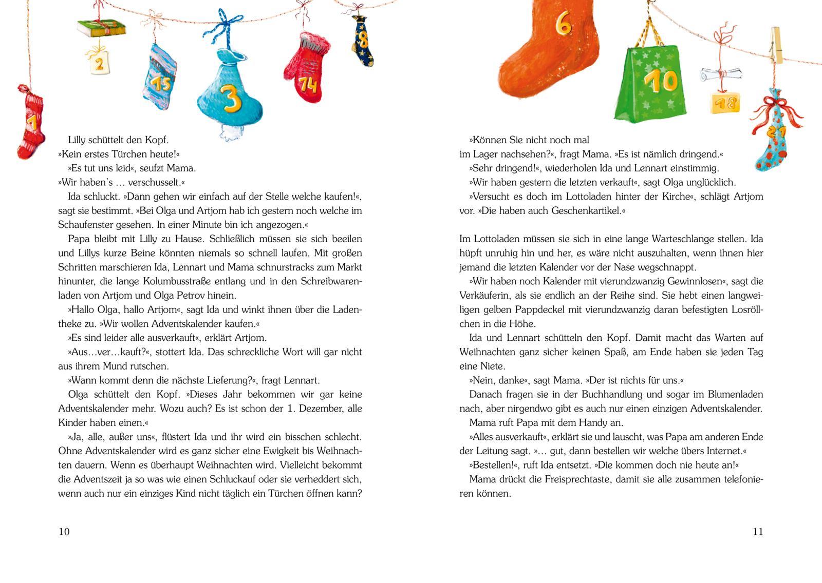 Beispielinhalt (Bild) Weihnachten im Holunderweg