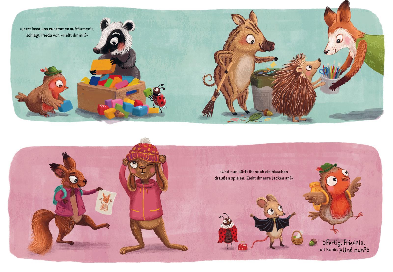 Beispielinhalt (Bild) Ein schöner Tag im Kindergarten