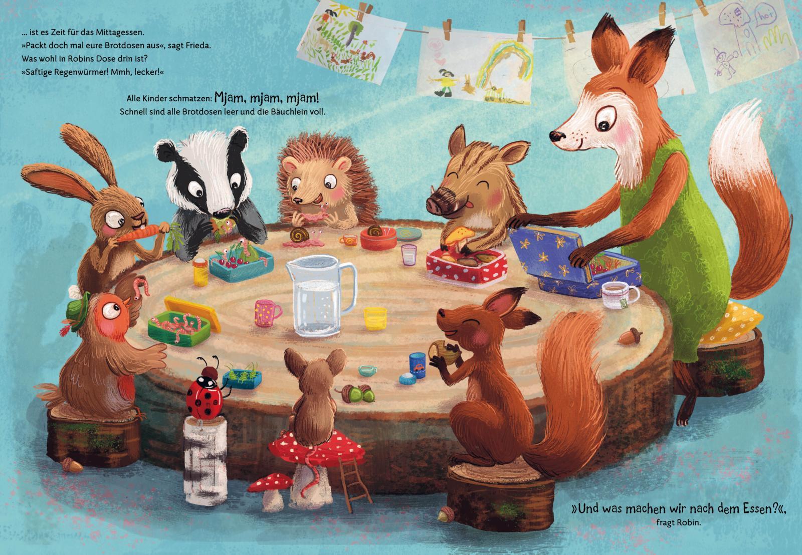 Beispielinhalt (Bild) Ein schöner Tag im Kindergarten