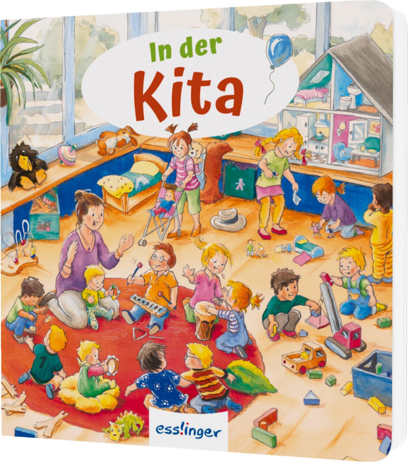 Vorderes Coverbild Mein allererstes Wimmelbuch: Ein Tag in der Kita - Mini