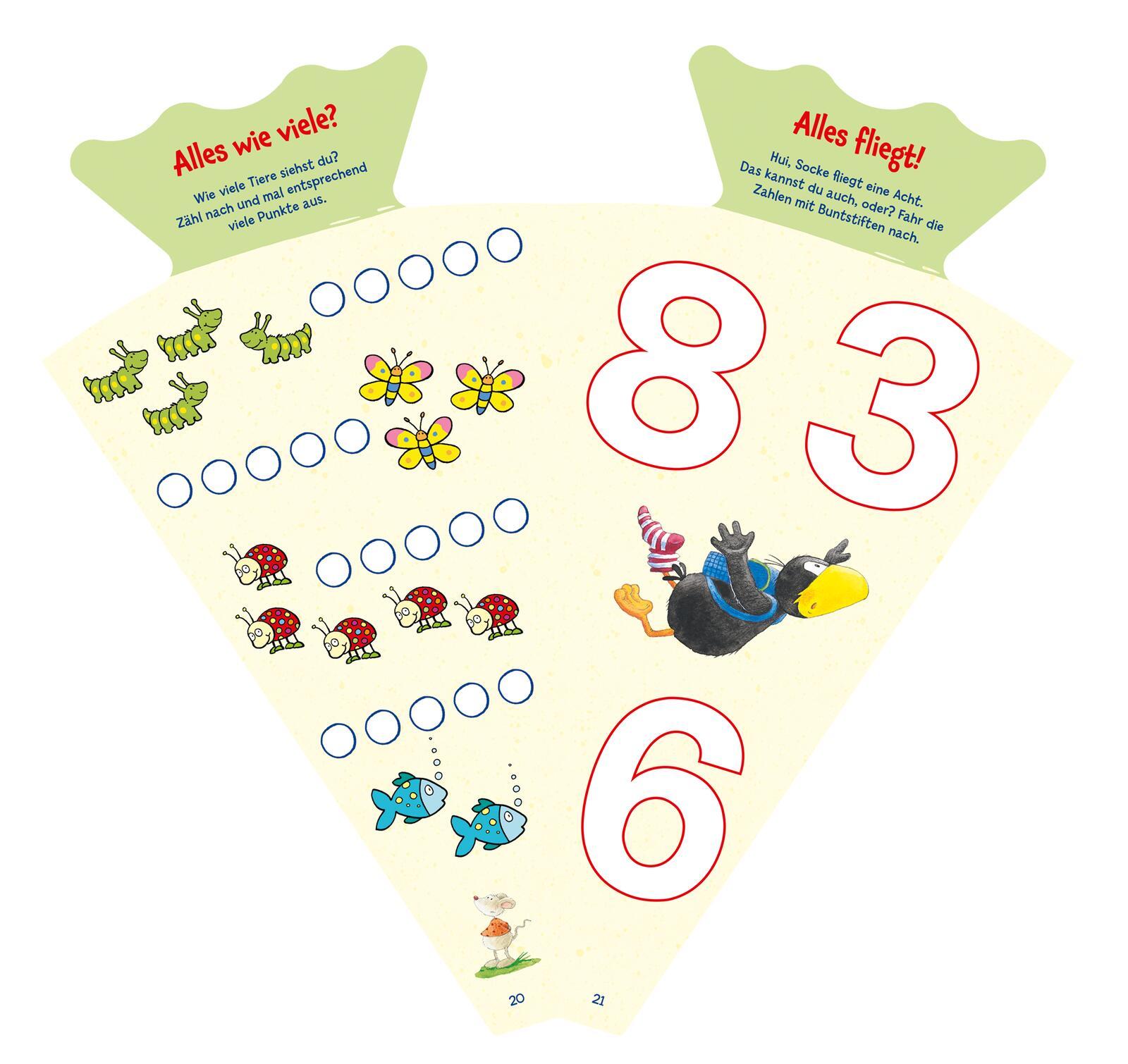 Beispielinhalt (Bild) Der kleine Rabe Socke: Hallo Schule, jetzt komme ich!