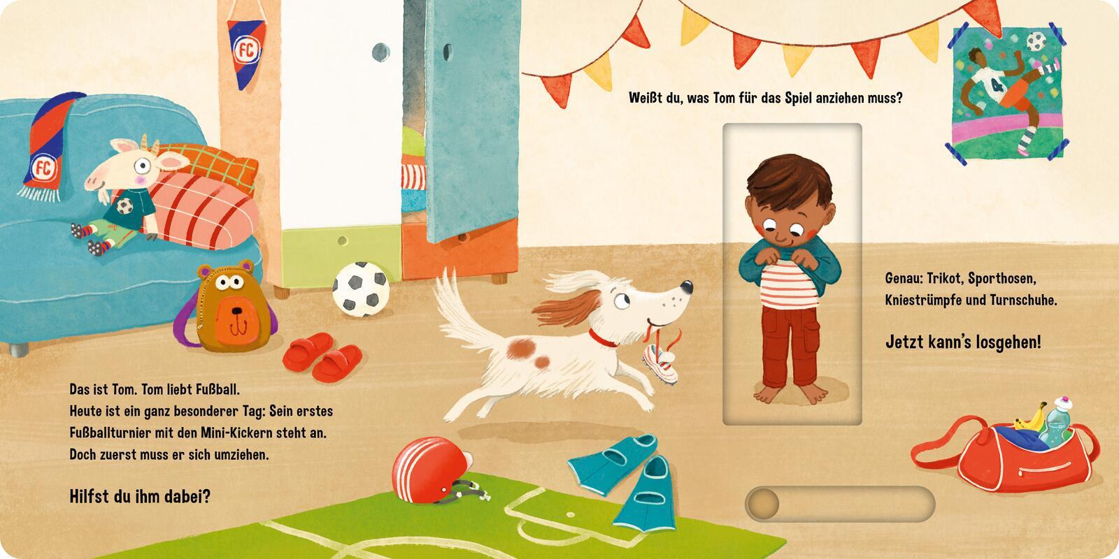 Beispielinhalt (Bild) Schuss und TOR!