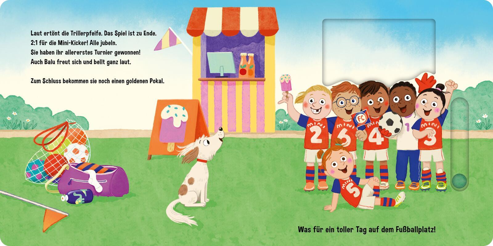 Beispielinhalt (Bild) Schuss und TOR!