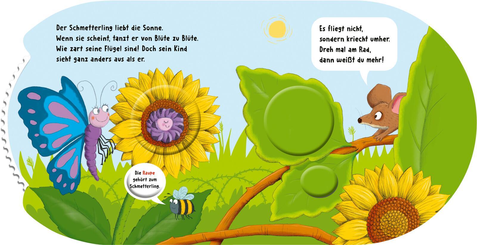 Beispielinhalt (Bild) Dreh das Rad und find´s heraus!: Welches Tier gehört zu mir?