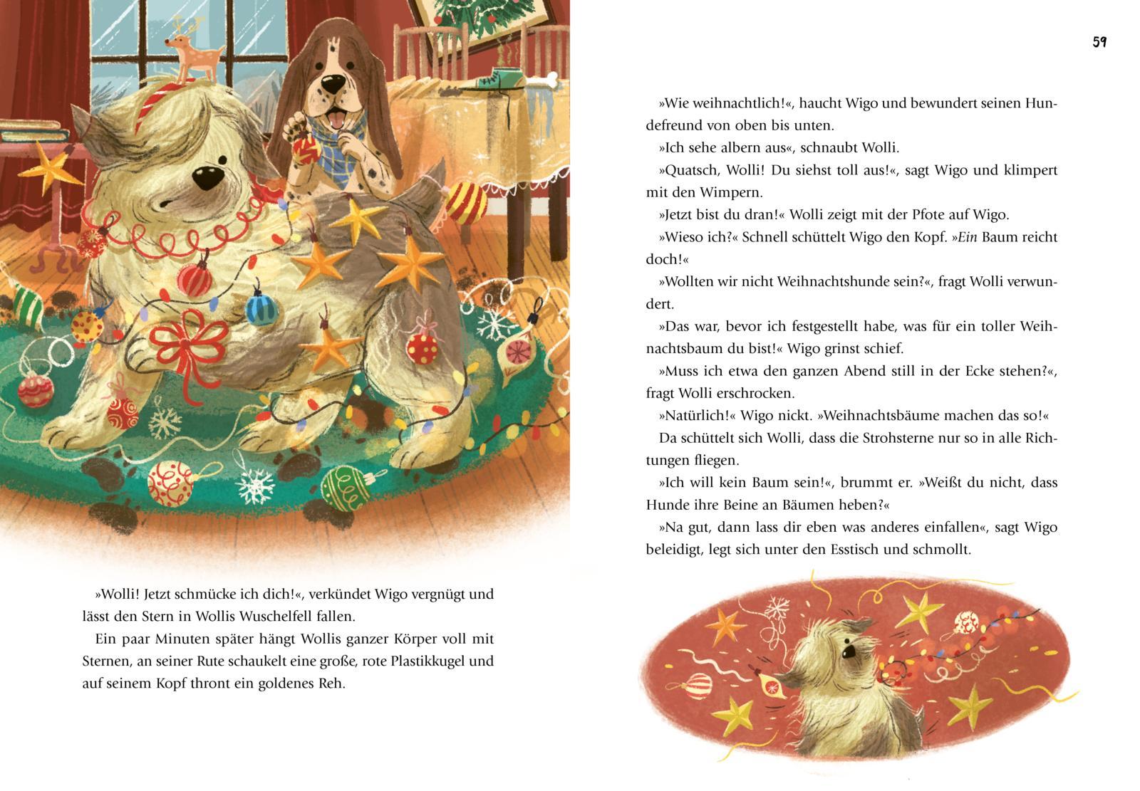 Beispielinhalt (Bild) Wigo und Wolli - Fröhliche Waunachten!