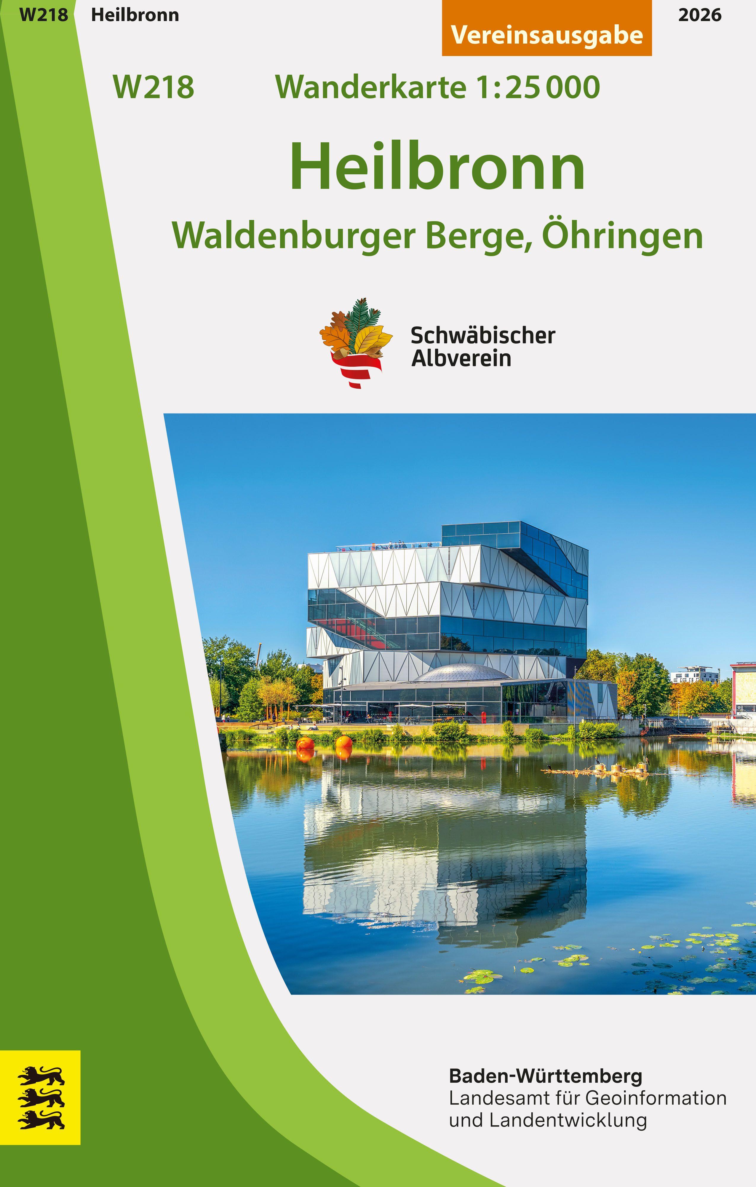 Vorderes Coverbild W218 Heilbronn - Waldenburger Berge, Öhringen