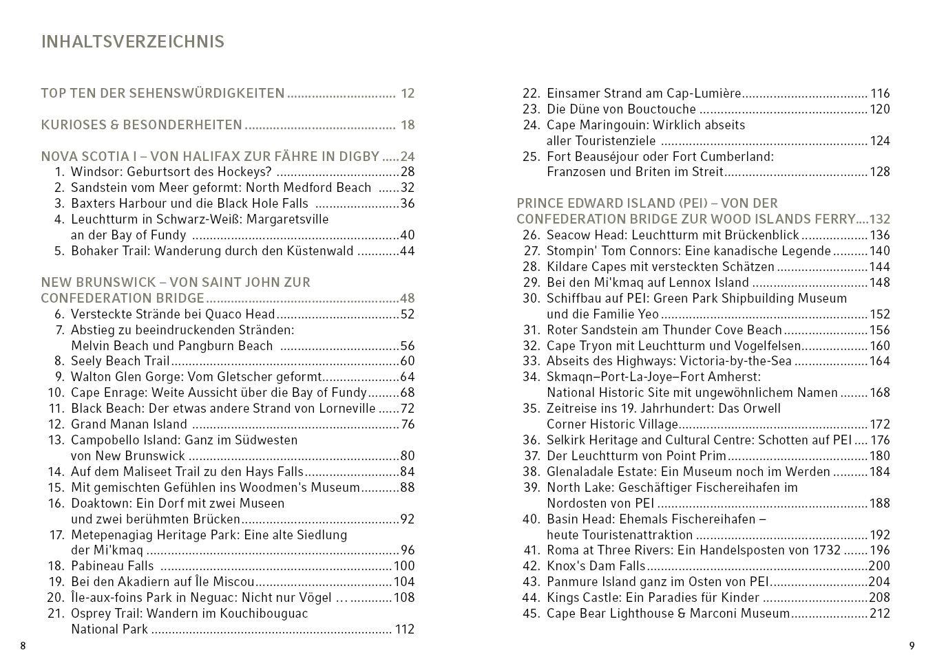 Beispielinhalt (Bild) Kanada - Atlantik-Provinzen