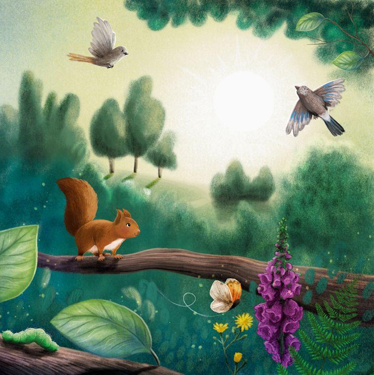 Beispielinhalt (Bild) Finn Fledermaus und das Blenden in der Nacht