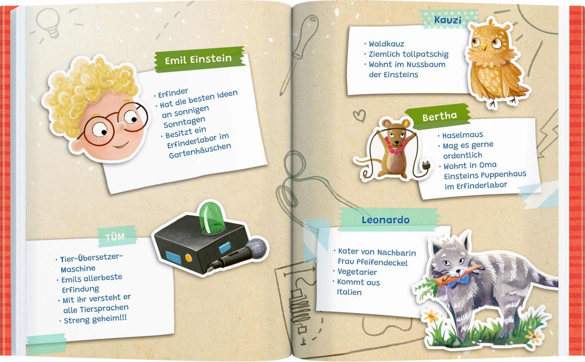 Beispielinhalt (Bild) Emil Einstein (Leseanfänger, Bd. 1)