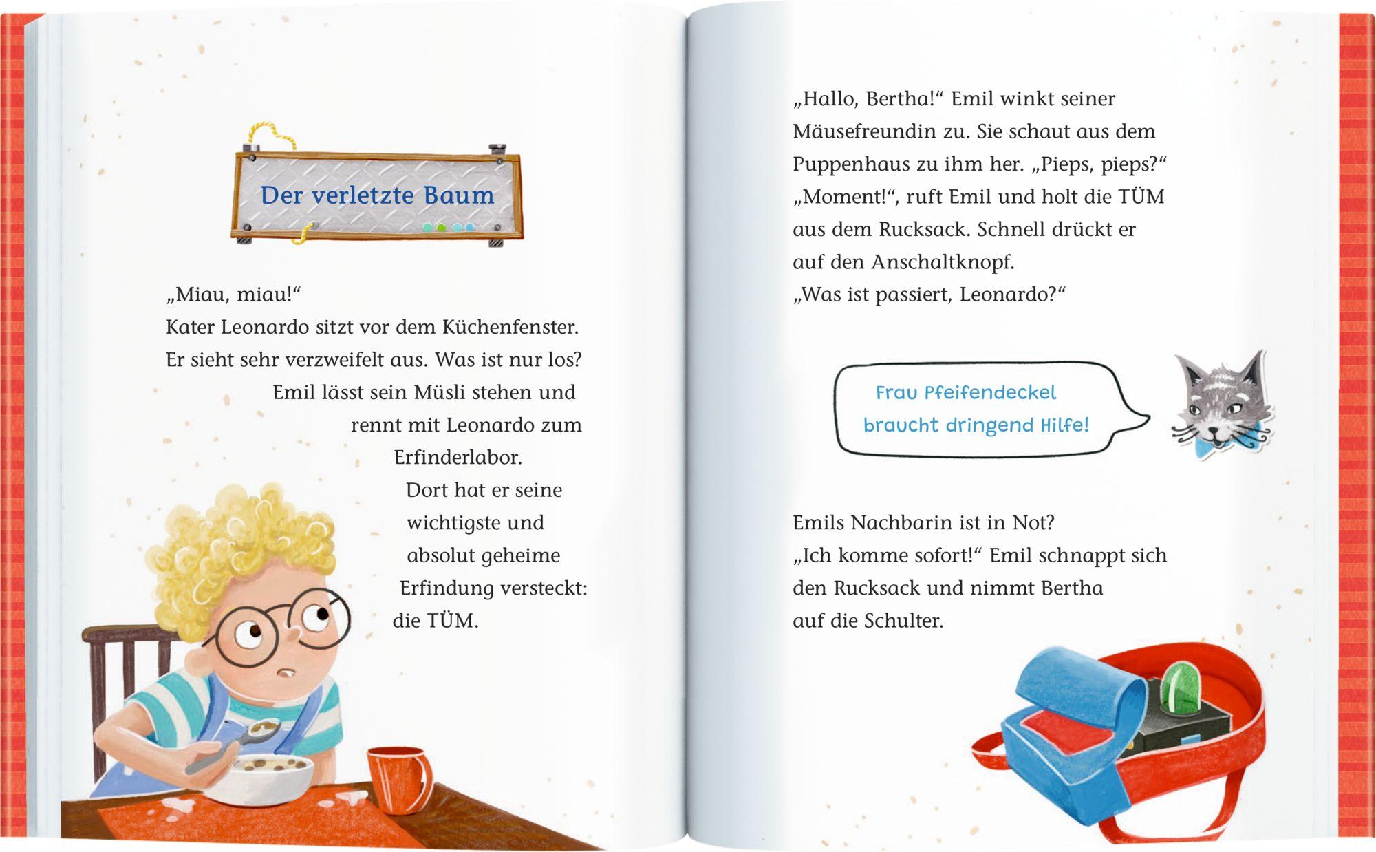 Beispielinhalt (Bild) Emil Einstein (Leseanfänger, Bd. 1)